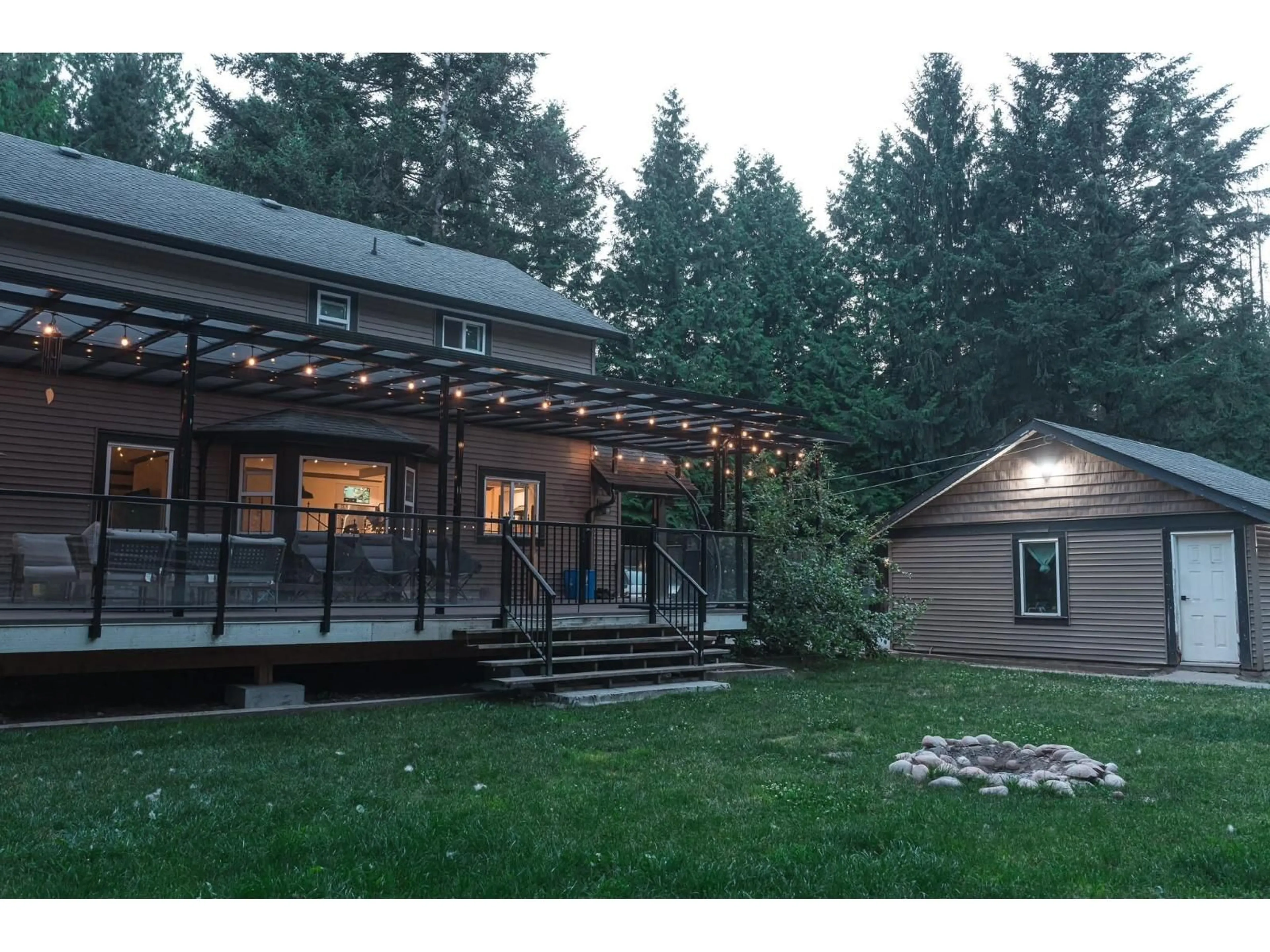 Patio, mountain view for 4994 240 STREET, Langley British Columbia V2Z2M8