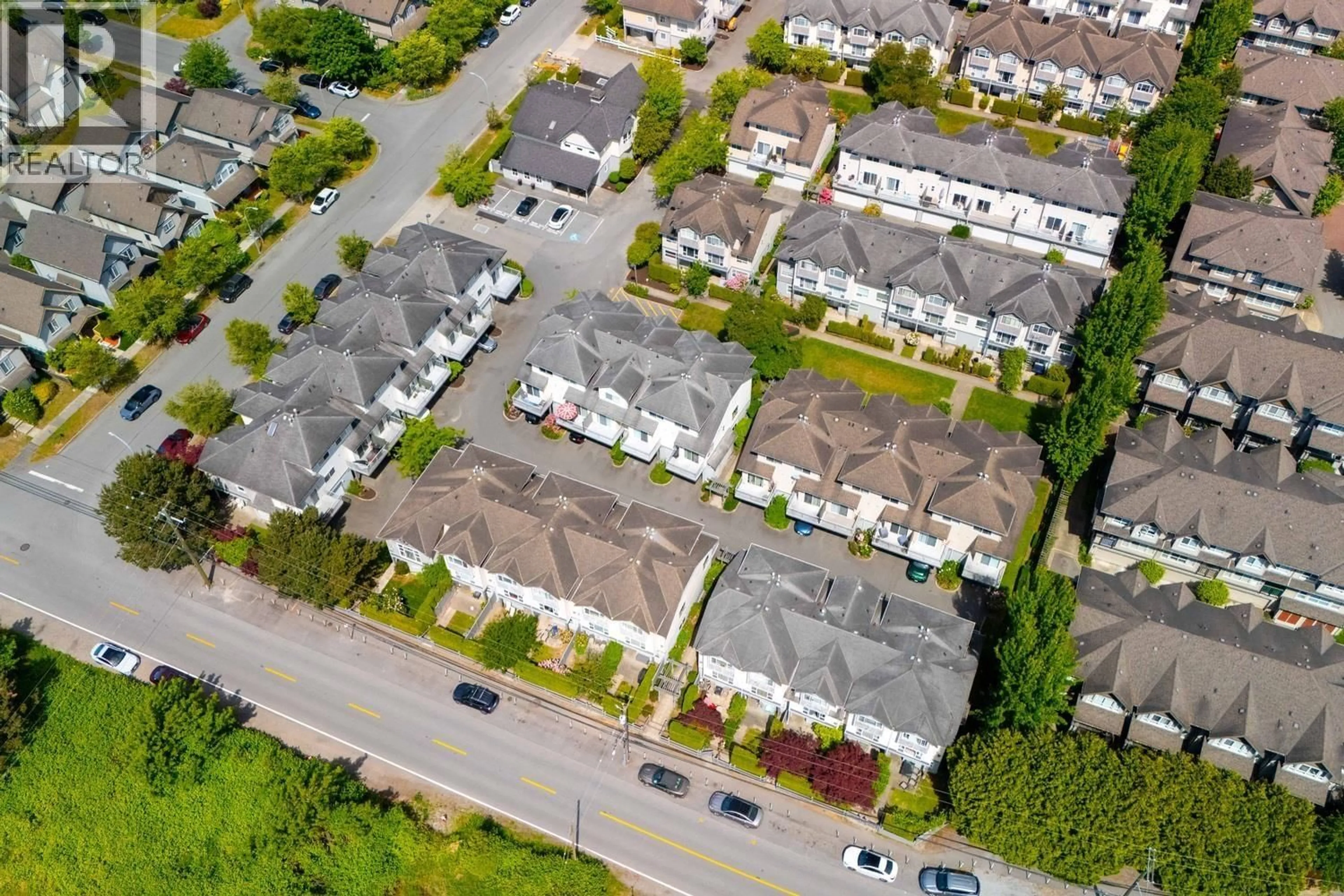 A pic from outside/outdoor area/front of a property/back of a property/a pic from drone, street for 38 - 5900 MUIR DRIVE, Richmond British Columbia V6V2Y8