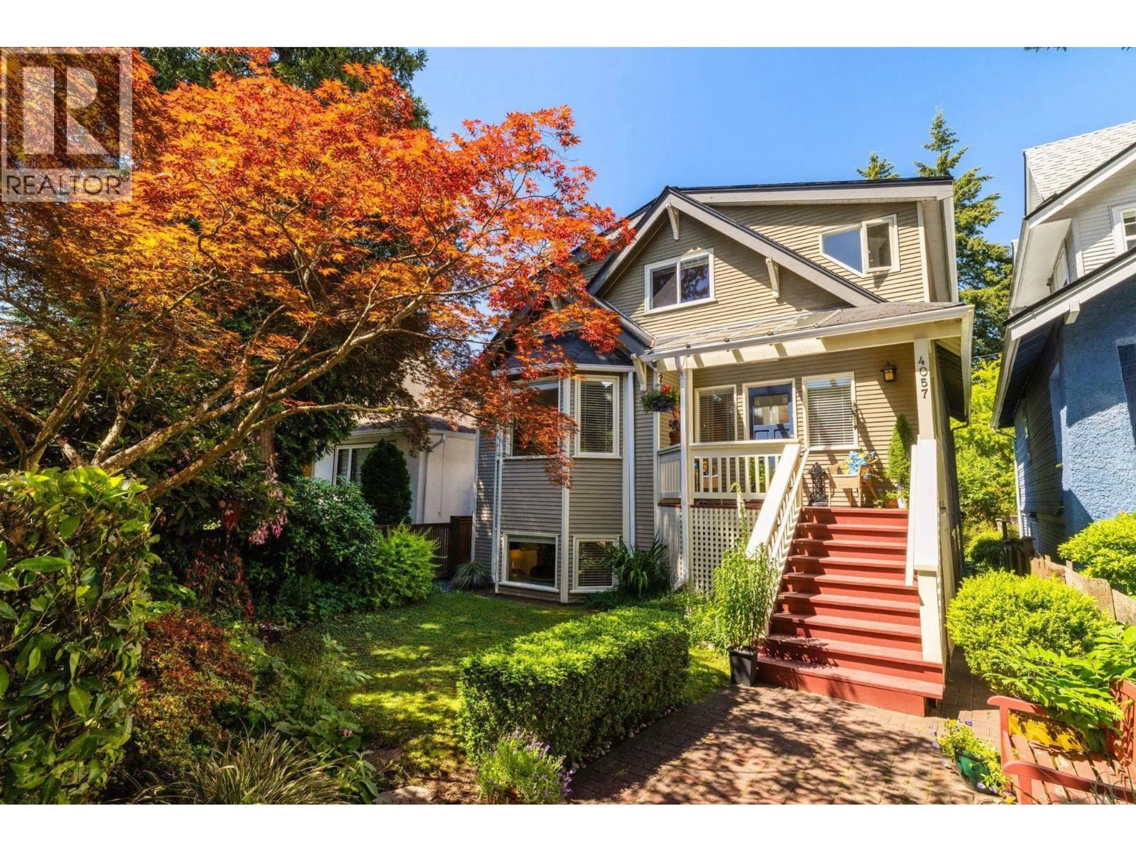 Home with vinyl exterior material, street for 4057 18TH AVENUE, Vancouver British Columbia V6S1B9