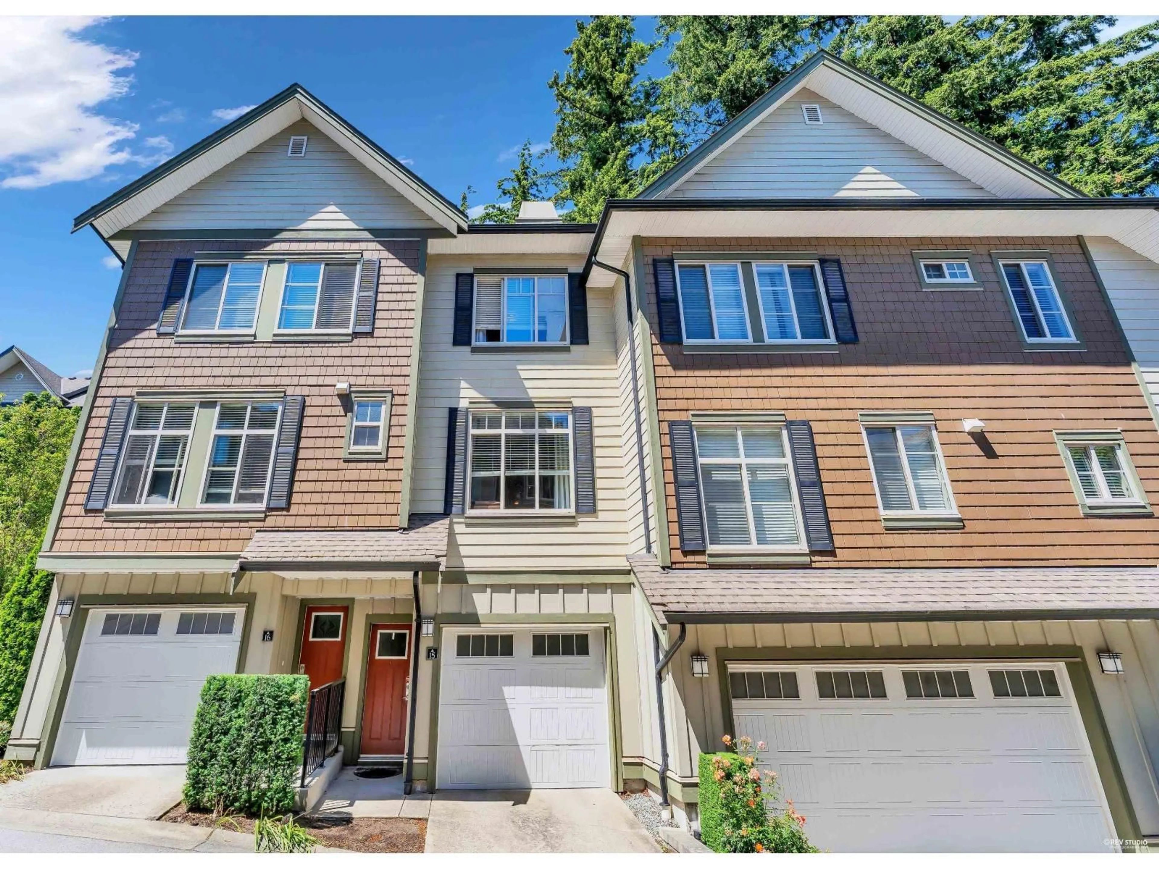 Home with vinyl exterior material, street for 15 - 2845 156 STREET, Surrey British Columbia V3Z3Y3