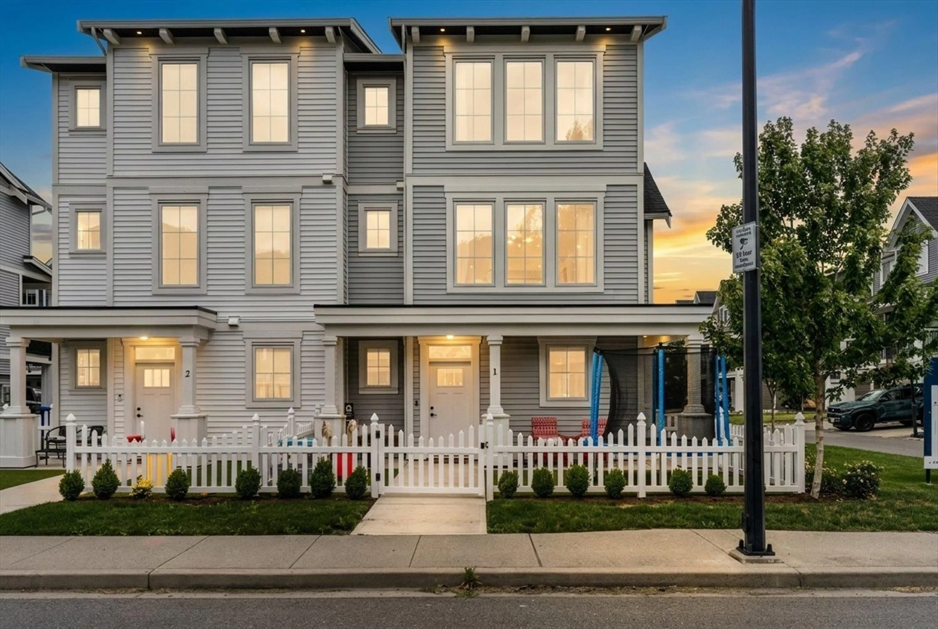 Home with vinyl exterior material, street for 1 - 44405 FRESHWATER DRIVE, Chilliwack British Columbia V2R6K7