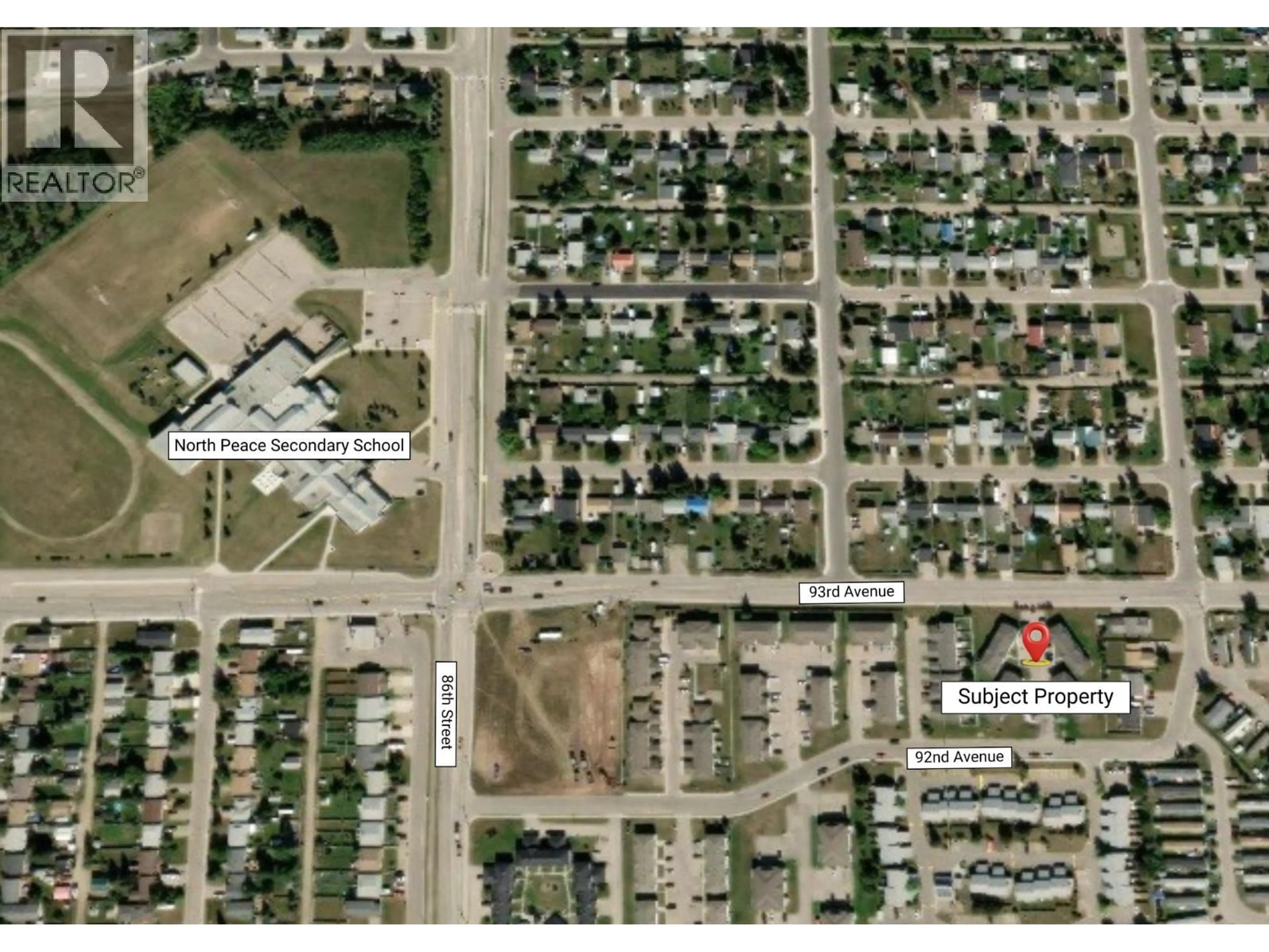Picture of a map for 403 - 8220 92 AVENUE, Fort St. John British Columbia V1J6X2