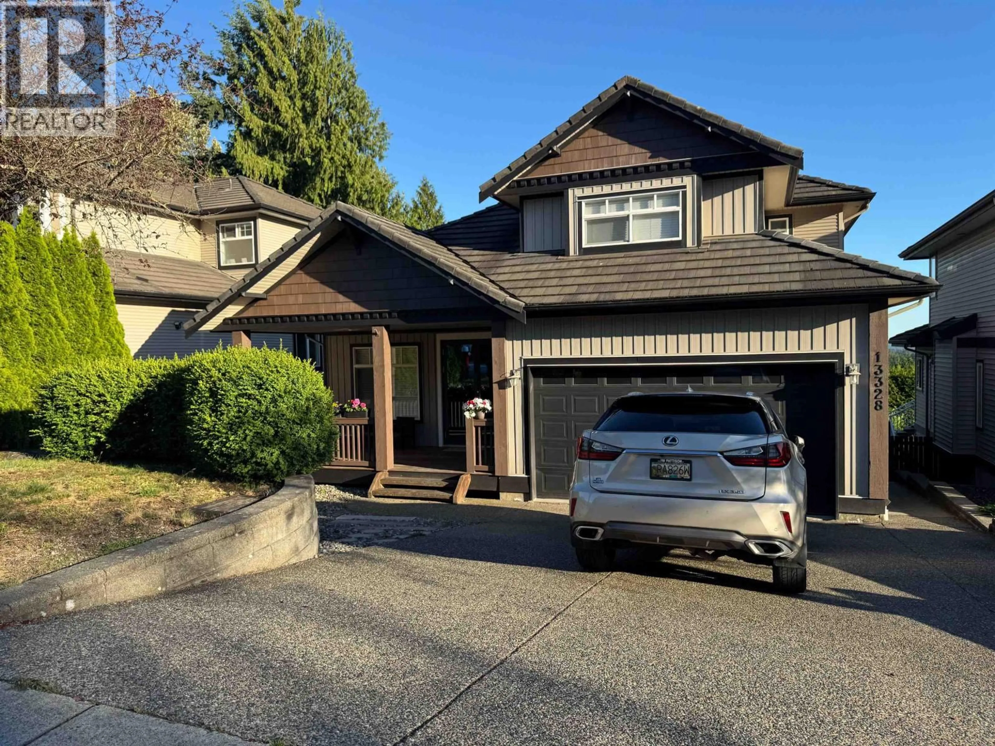 Home with vinyl exterior material, street for 13328 MCCAULEY CRESCENT, Maple Ridge British Columbia V4R2V2