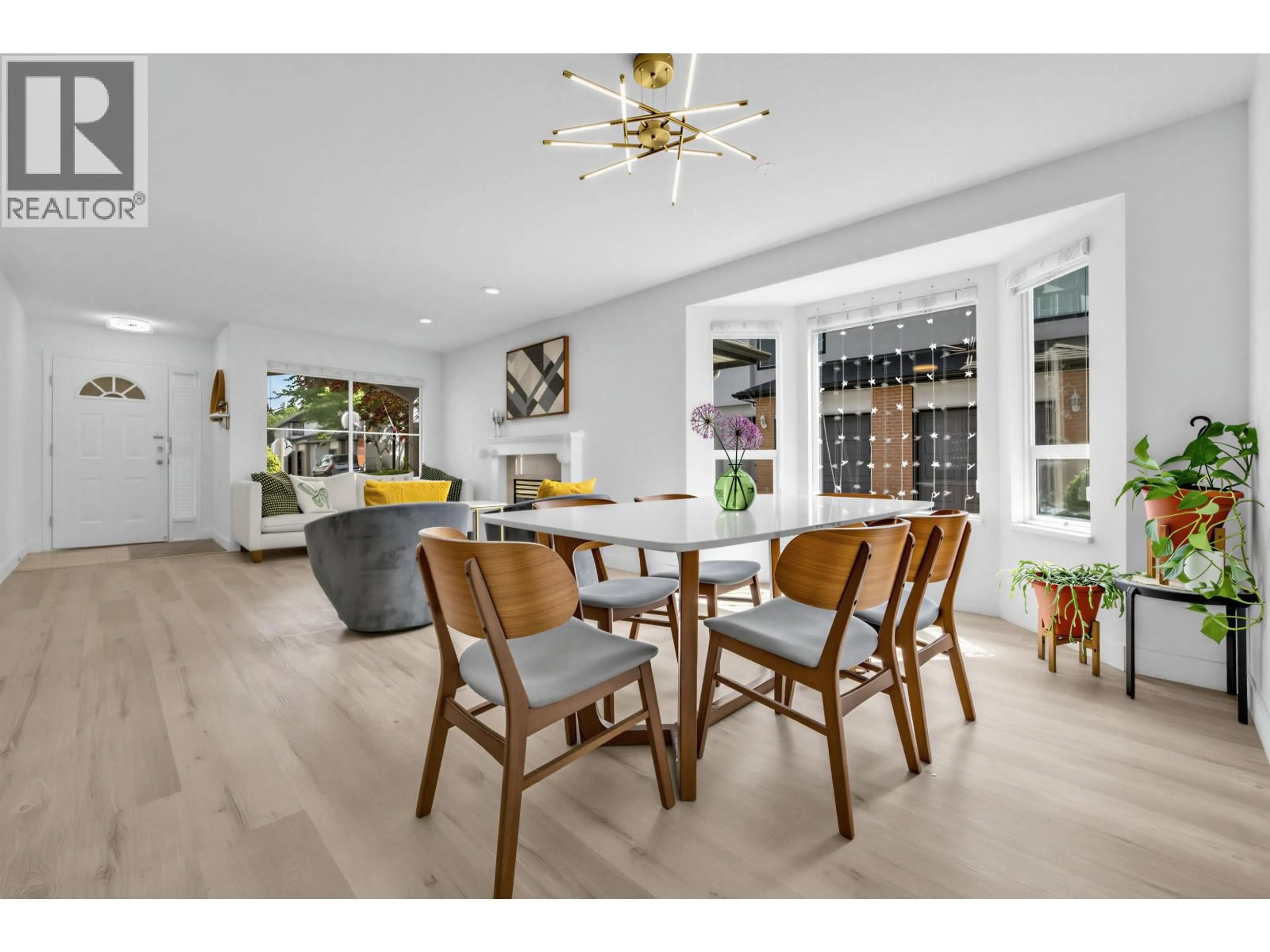 Dining room, wood/laminate floor for 54 - 8120 GENERAL CURRIE ROAD, Richmond British Columbia V6Y3V8