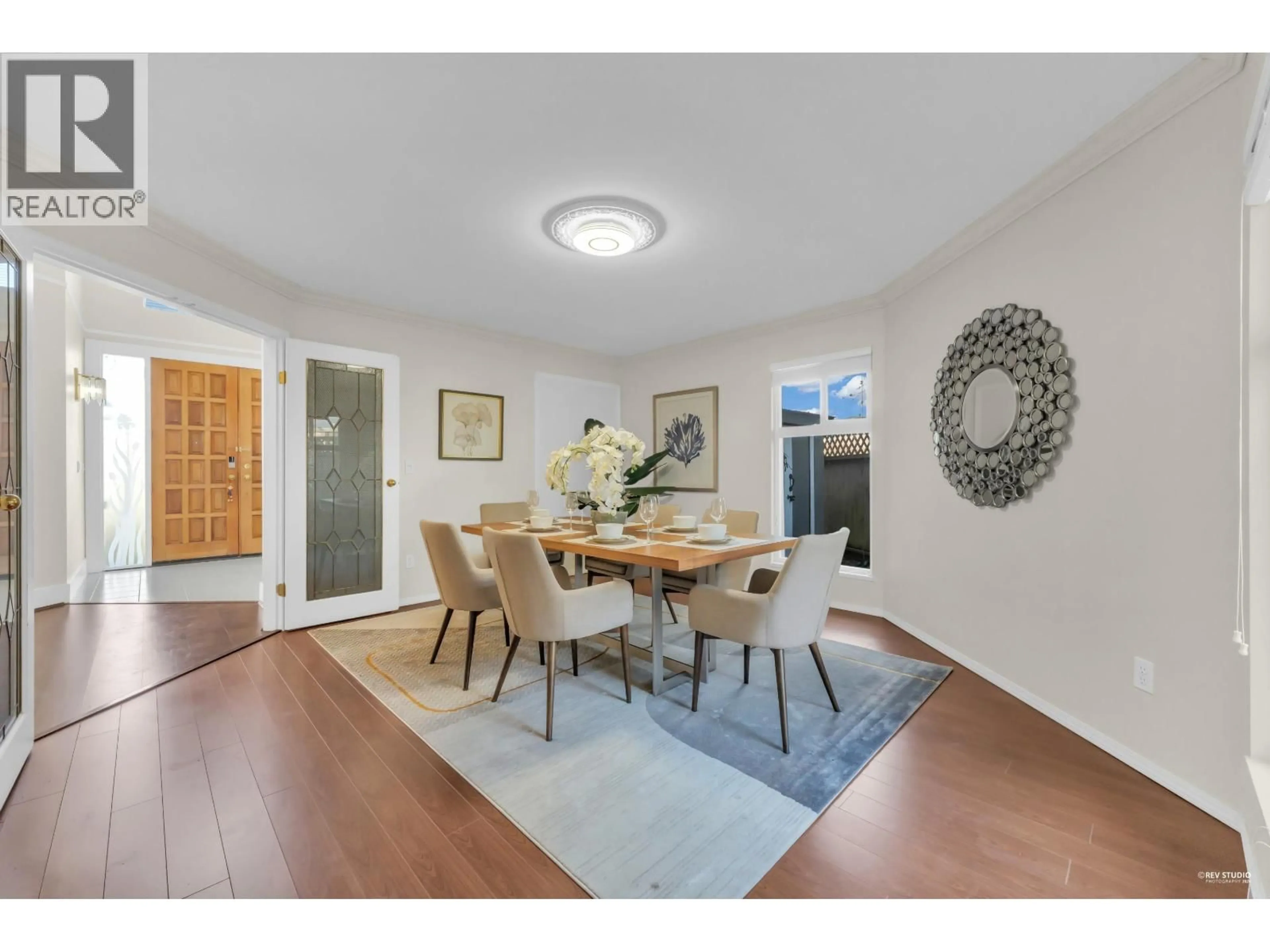 Dining room, wood/laminate floor for 3611 KILBY COURT, Richmond British Columbia V6X3M9
