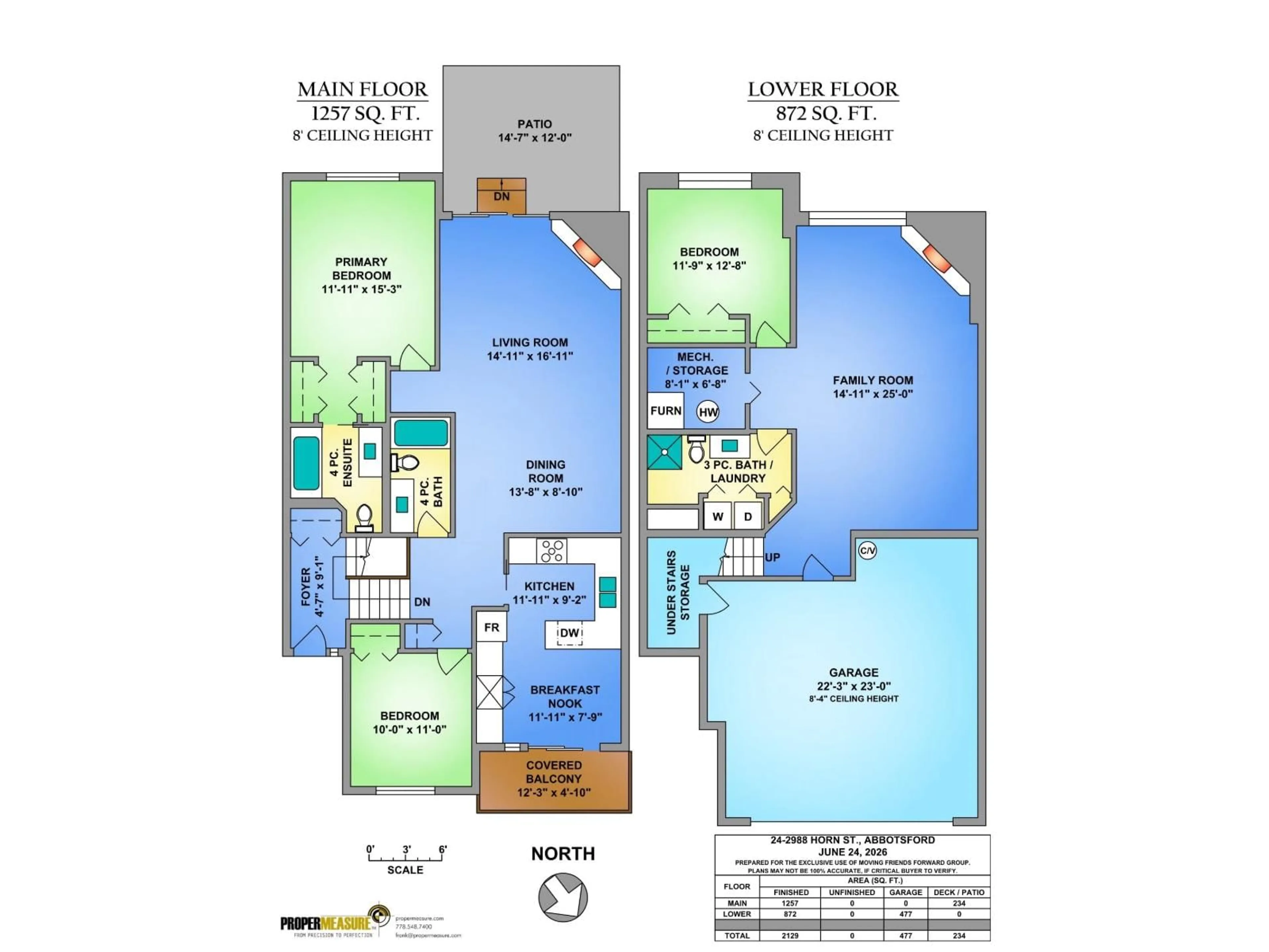 Floor plan for 24 - 2988 HORN STREET, Abbotsford British Columbia V2S3C1
