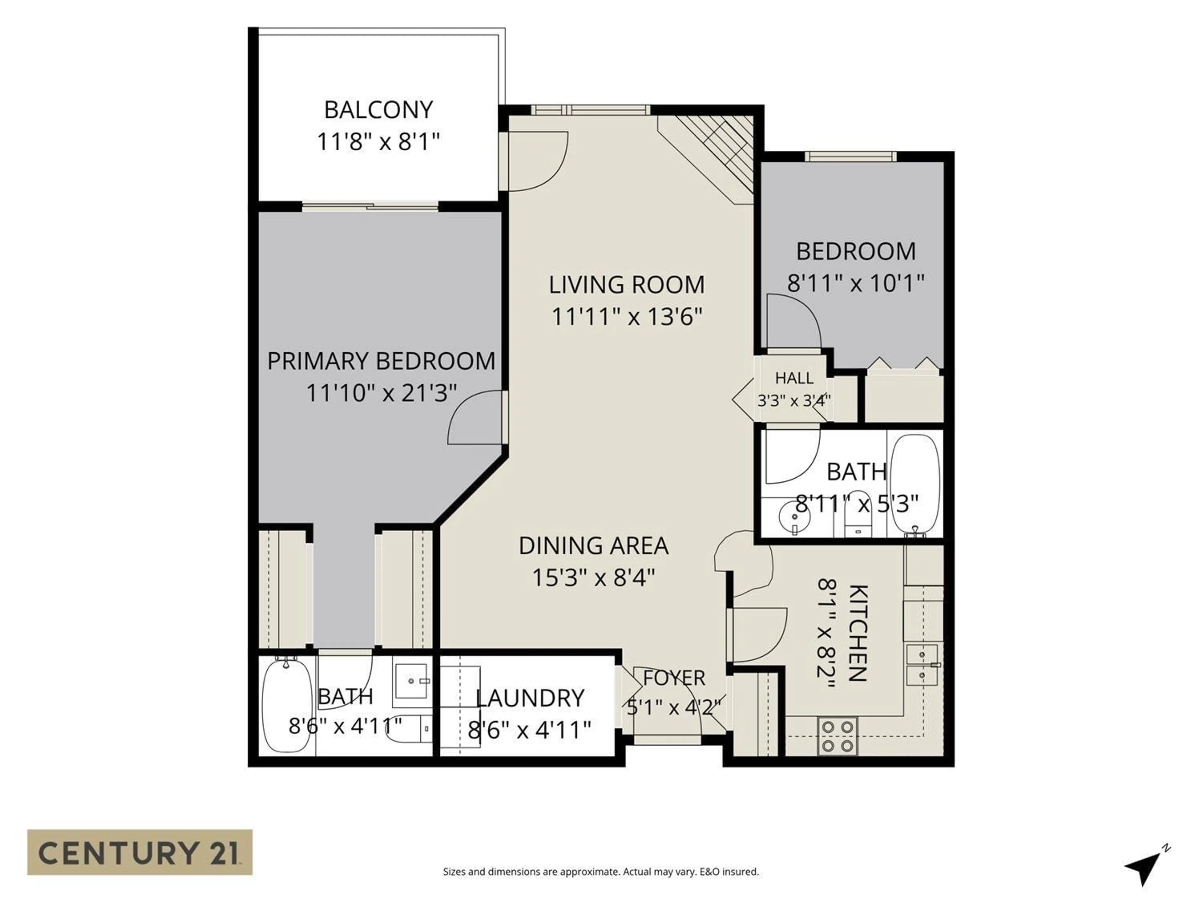 Floor plan for 209 - 20200 54A AVENUE, Langley British Columbia V3A3W7