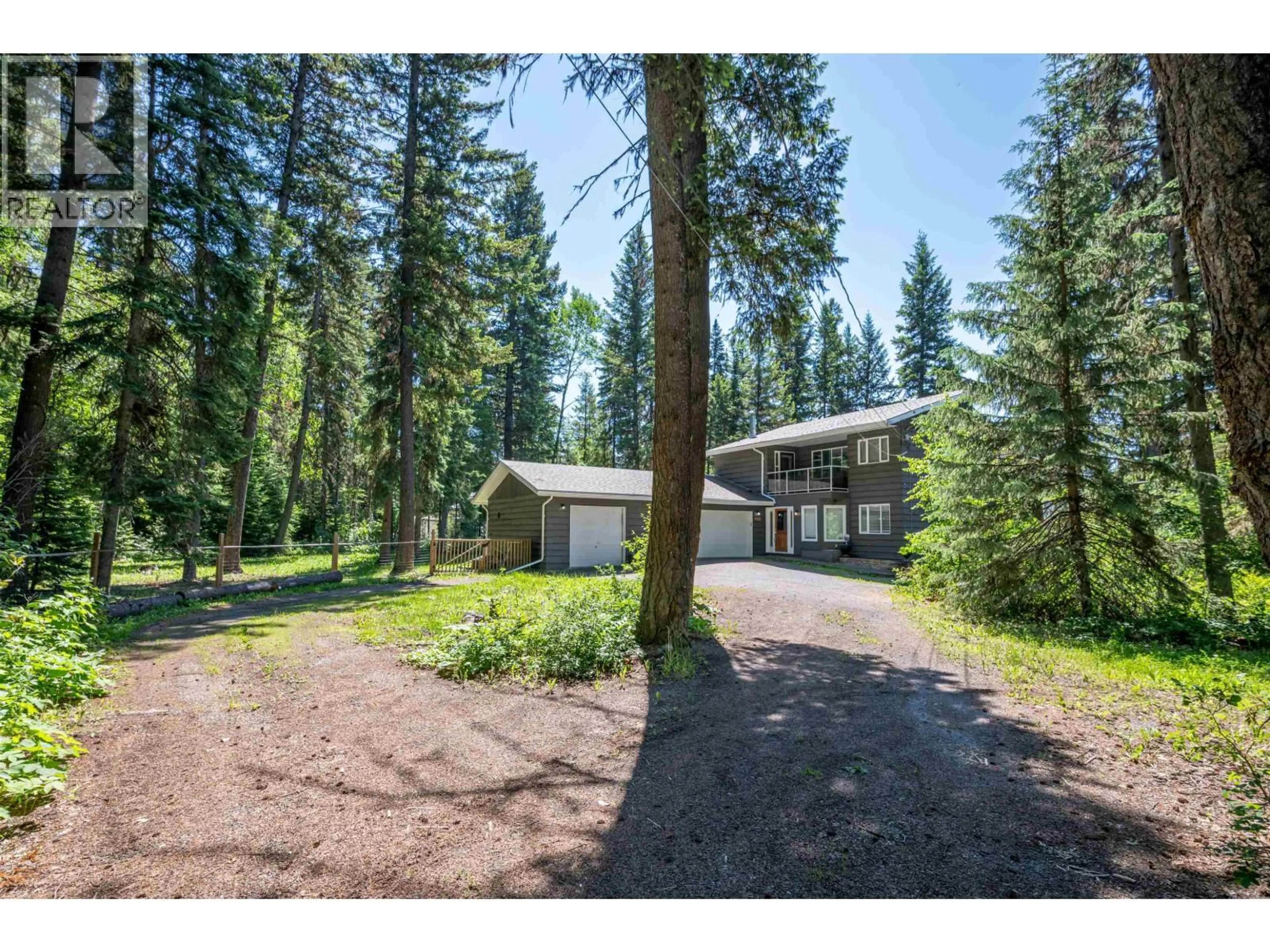 A pic from outside/outdoor area/front of a property/back of a property/a pic from drone, forest/trees view for 6201 BENCH DRIVE, Prince George British Columbia V2K4Y9