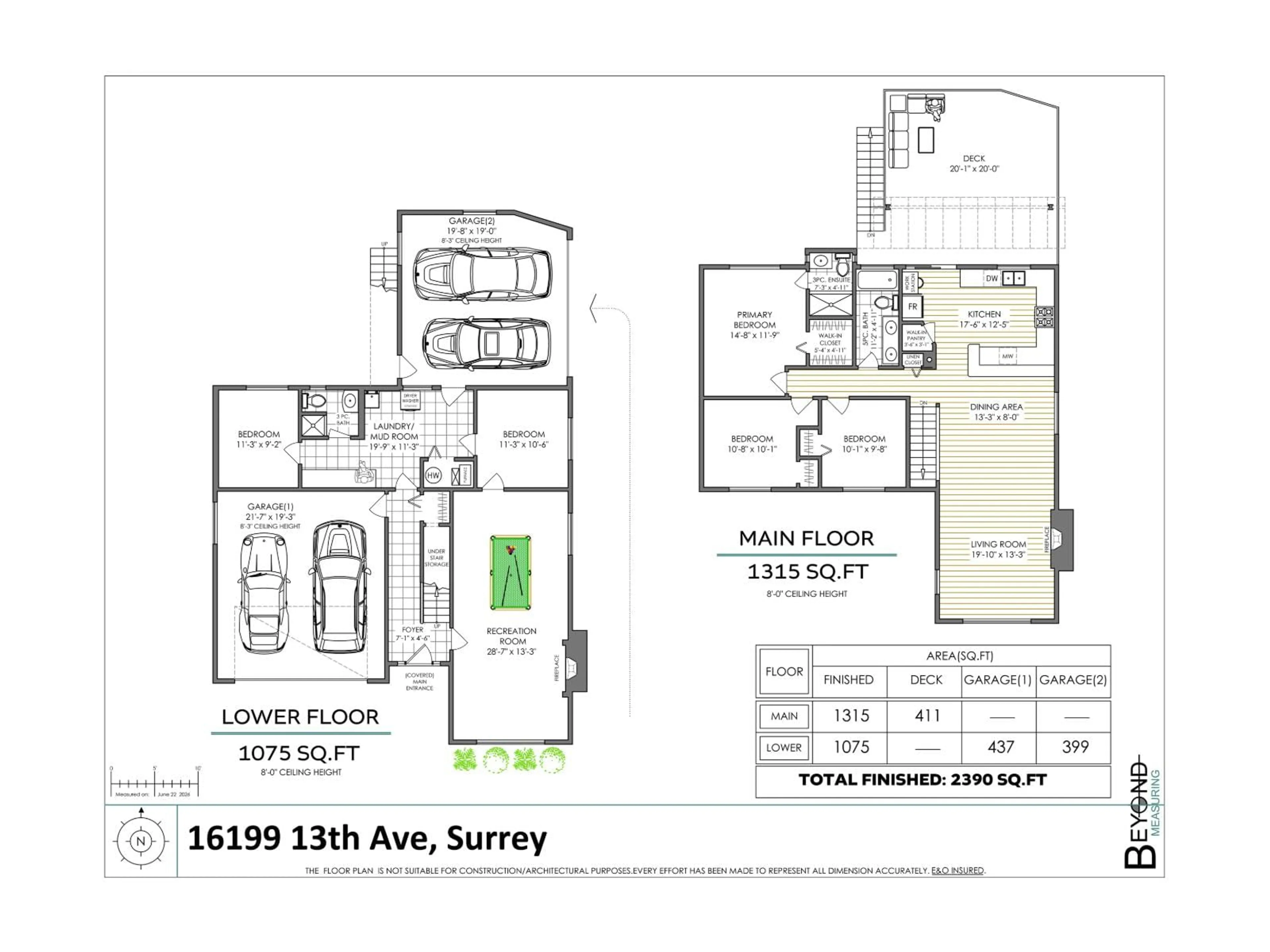 Floor plan for 16199 13TH AVENUE, Surrey British Columbia V4A6W3