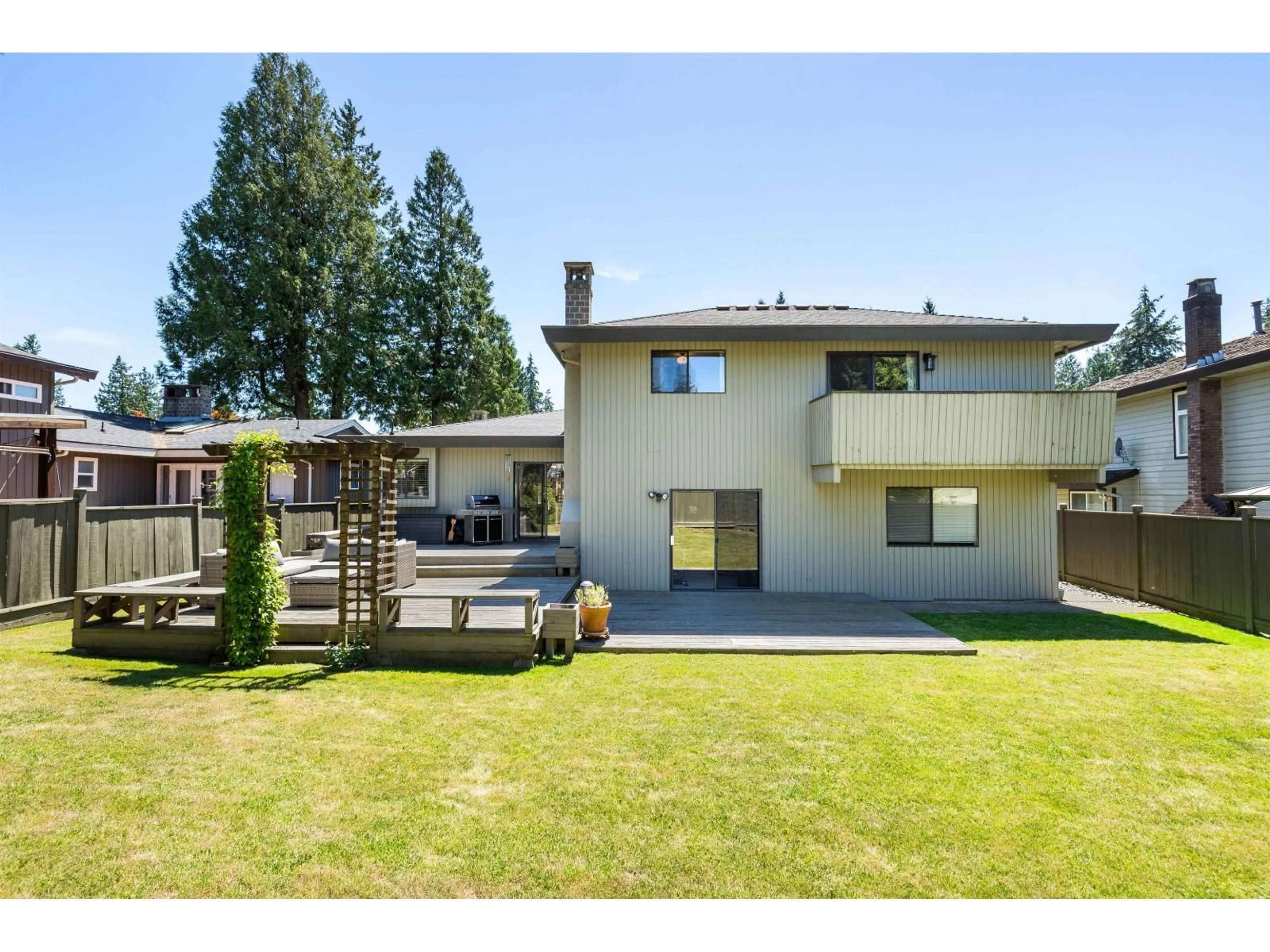 A pic from outside/outdoor area/front of a property/back of a property/a pic from drone, mountain view for 11663 RIDGECREST DRIVE, Delta British Columbia V4E3A3