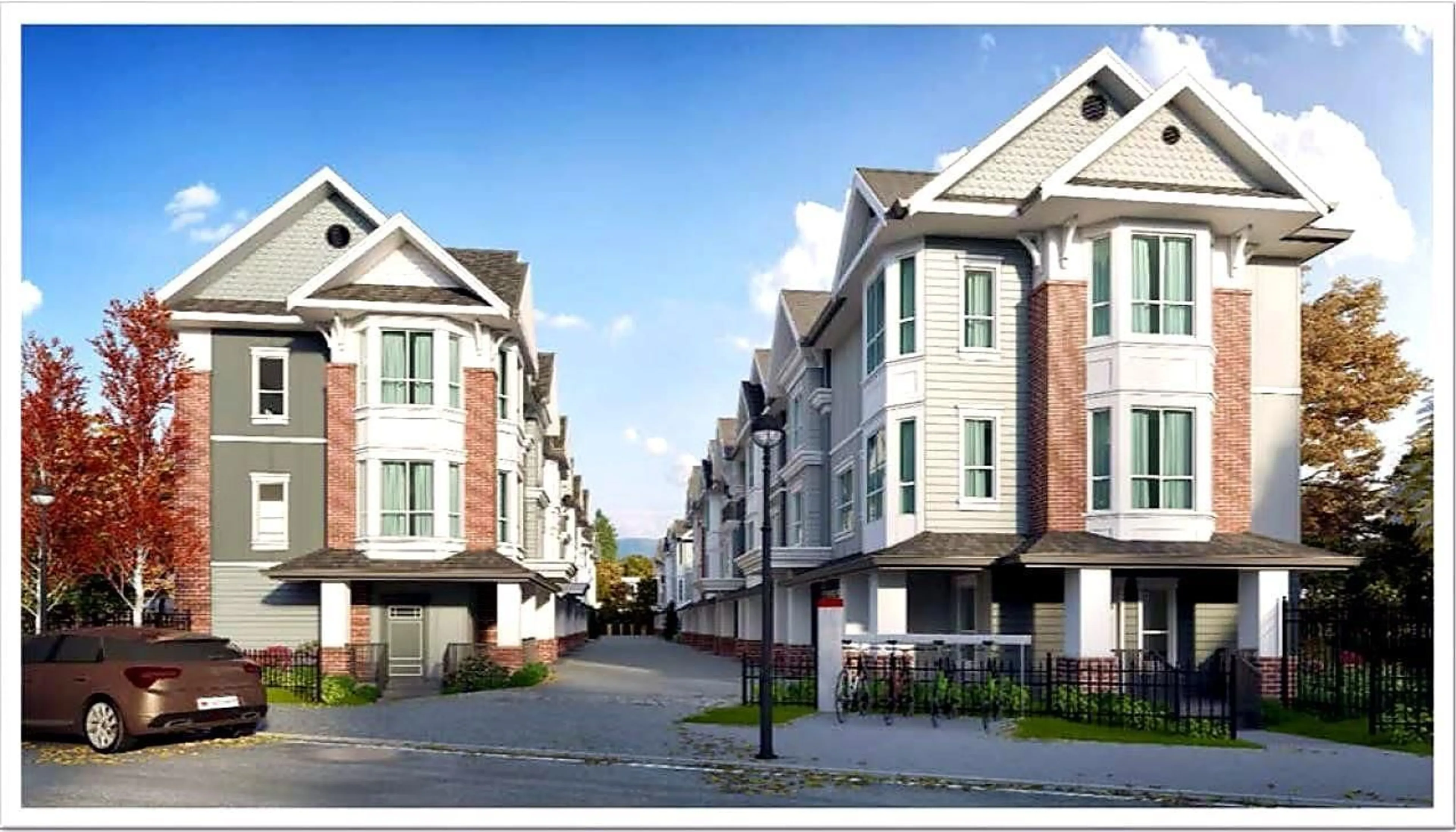 Home with brick exterior material, street for 1 - 20723 FRASER HIGHWAY, Langley British Columbia V3A0K2
