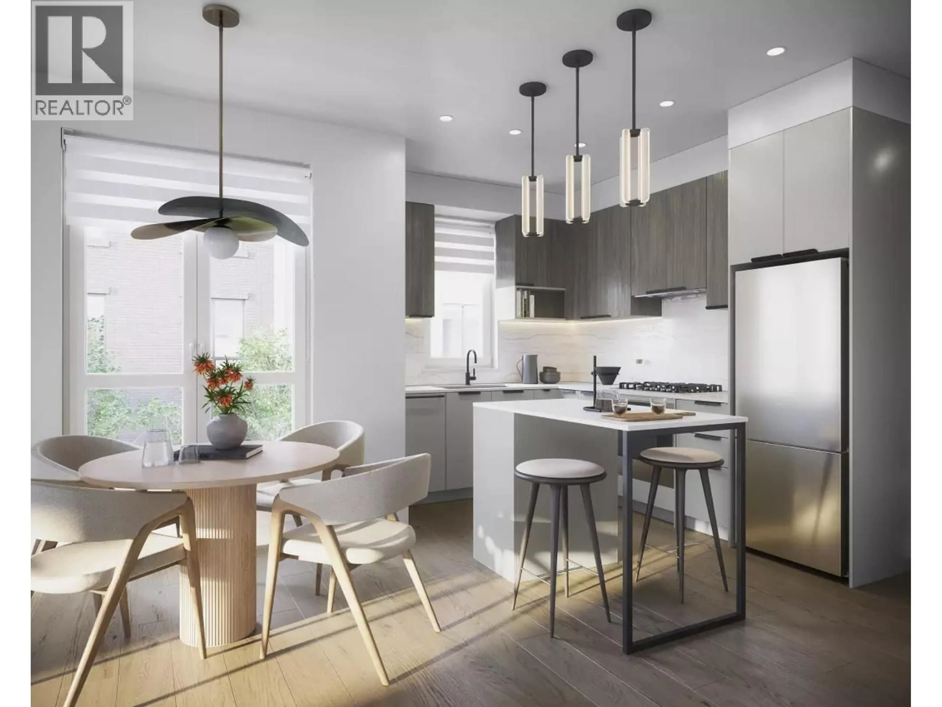 Open concept kitchen, wood/laminate floor for E604 - 618 SHAW AVENUE, Coquitlam British Columbia V3K2R1