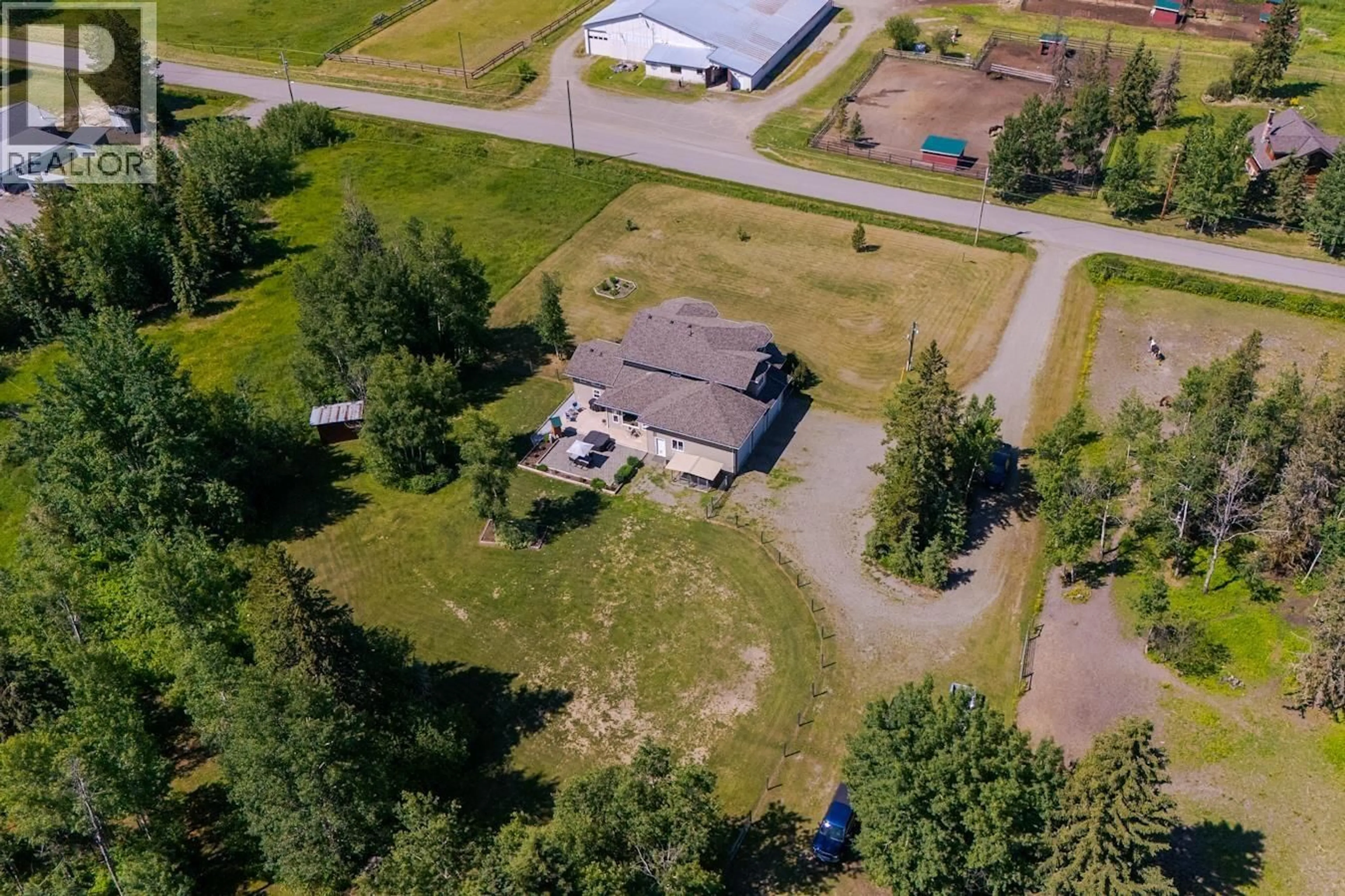 A pic from outside/outdoor area/front of a property/back of a property/a pic from drone, unknown for 13200 BEAVERLEY ROAD, Prince George British Columbia V2N6L5