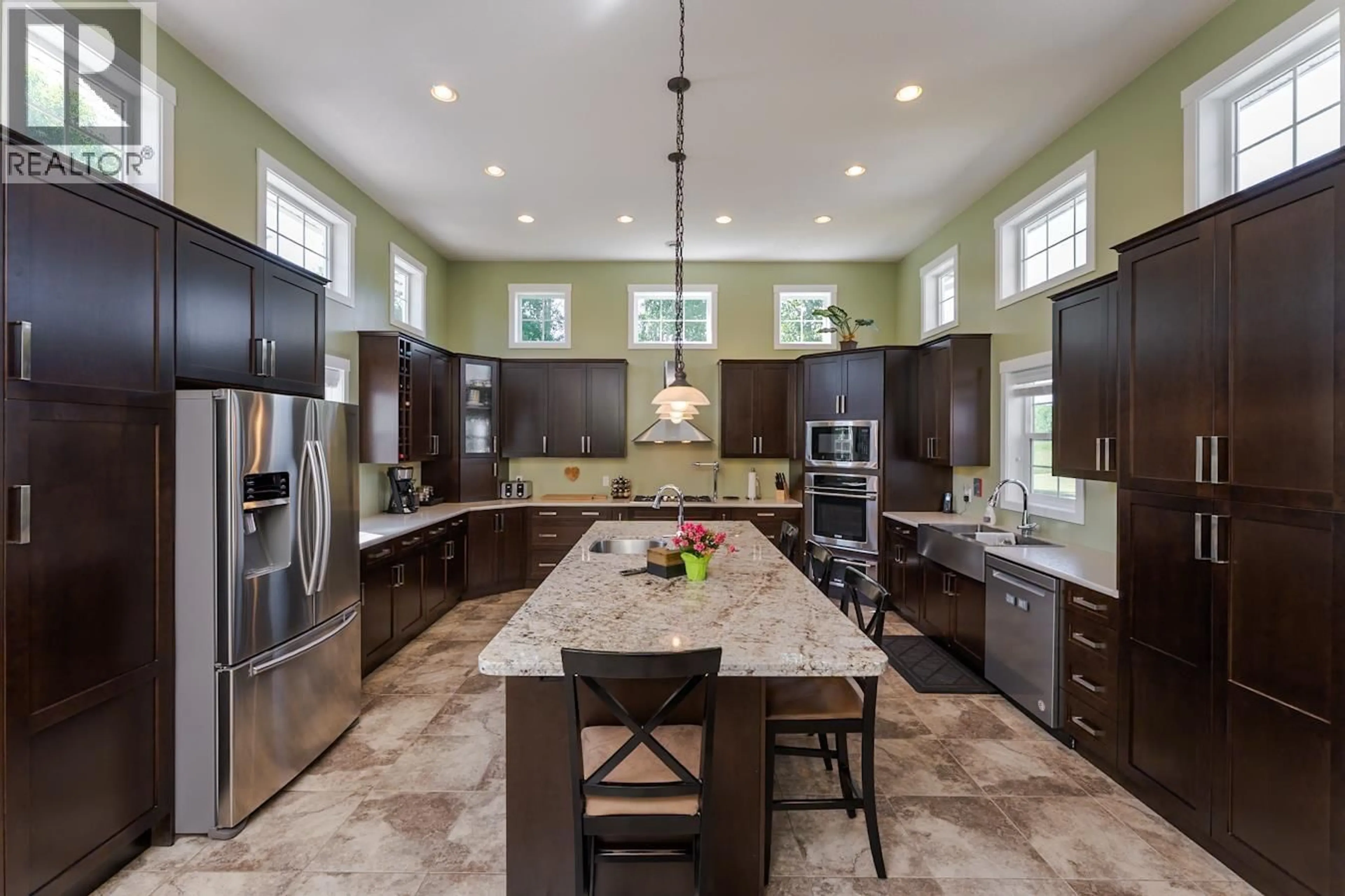 Open concept kitchen, ceramic/tile floor for 13200 BEAVERLEY ROAD, Prince George British Columbia V2N6L5