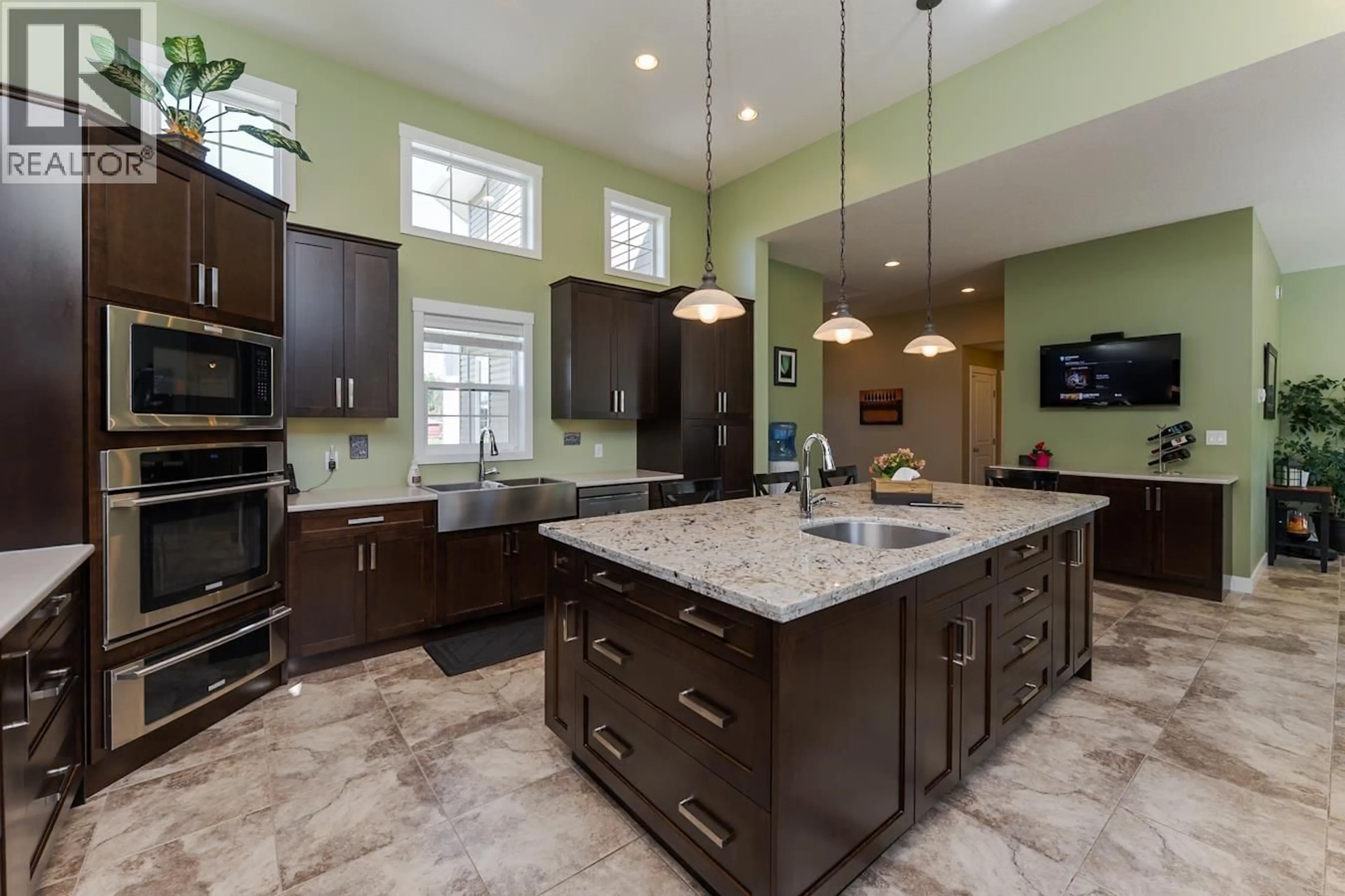 Open concept kitchen, ceramic/tile floor for 13200 BEAVERLEY ROAD, Prince George British Columbia V2N6L5
