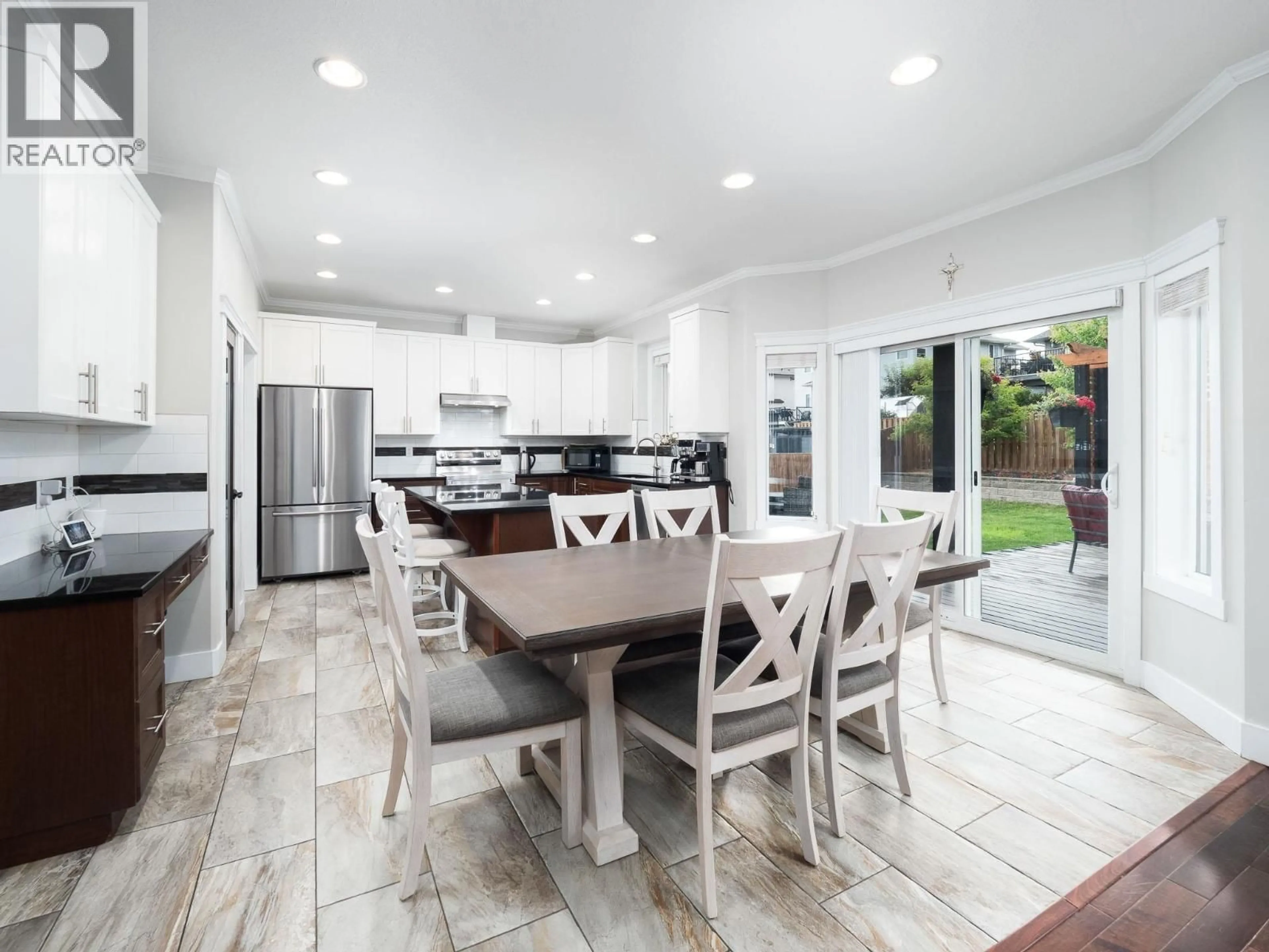 Open concept kitchen, ceramic/tile floor for 7663 ST ANDREW PLACE, Prince George British Columbia V2N0B6