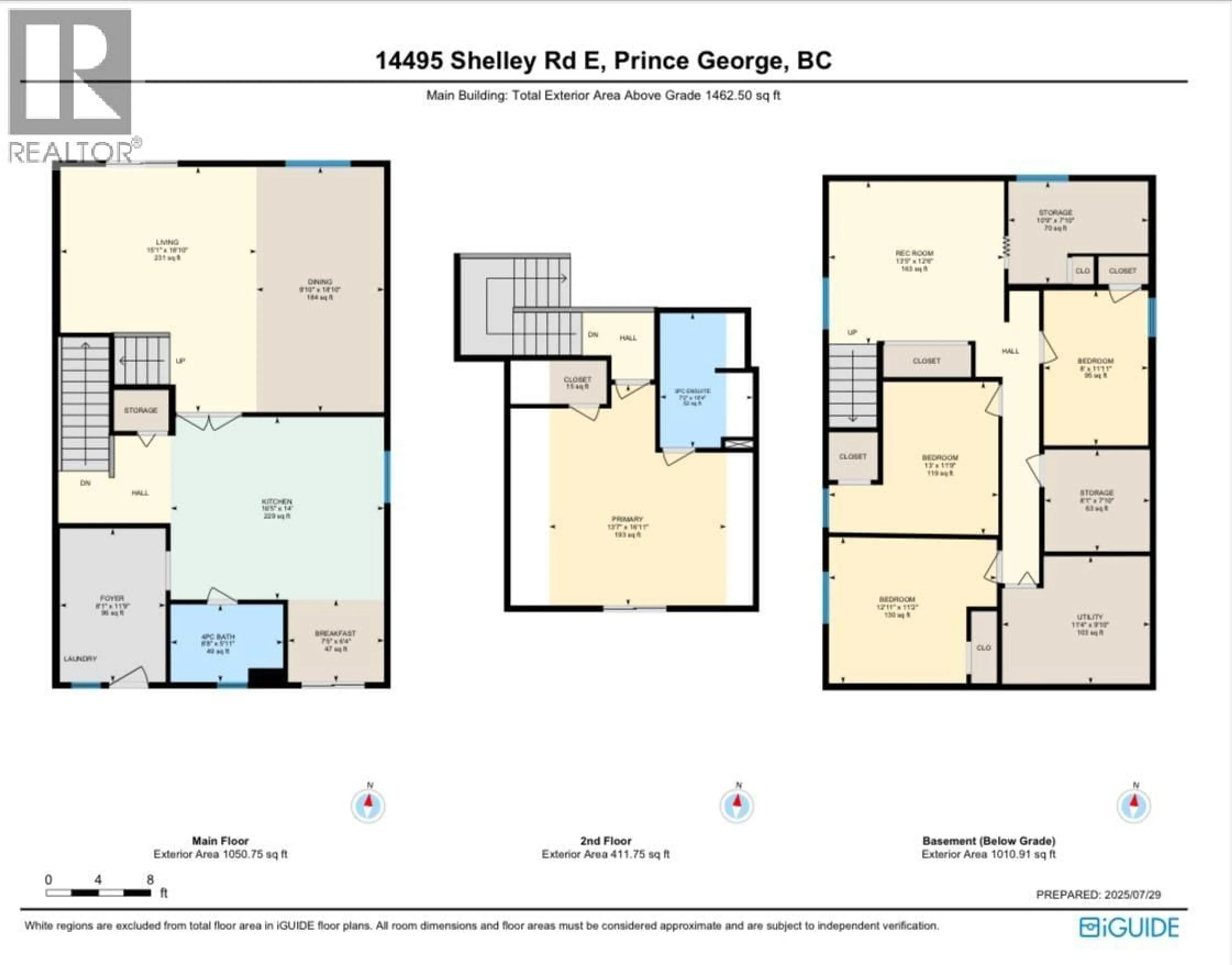 Floor plan for 14495 SHELLEY ROAD, Prince George British Columbia V2K5E1