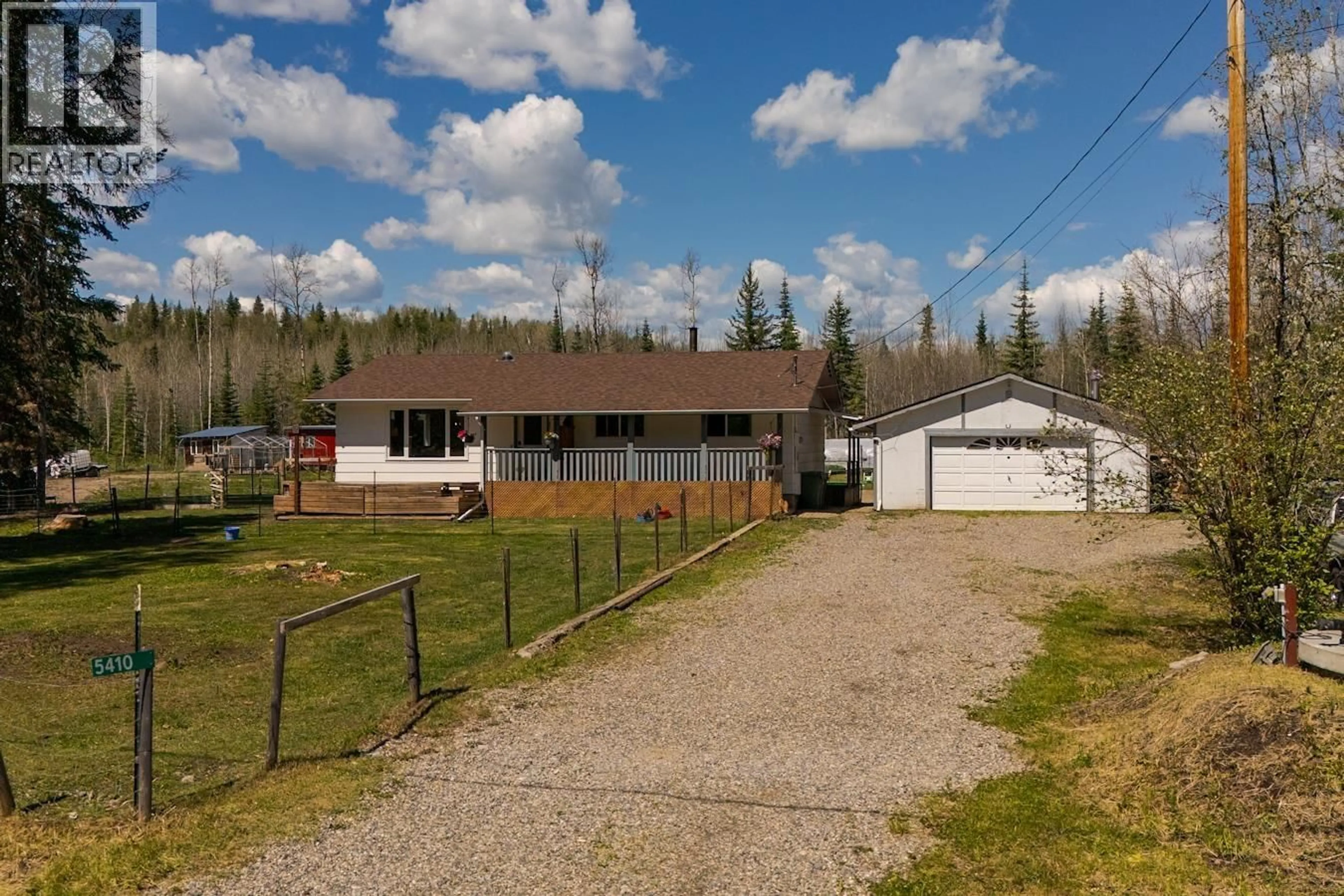 A pic from outside/outdoor area/front of a property/back of a property/a pic from drone, unknown for 5410 SPONAUGLE ROAD, Prince George British Columbia V2K5X3