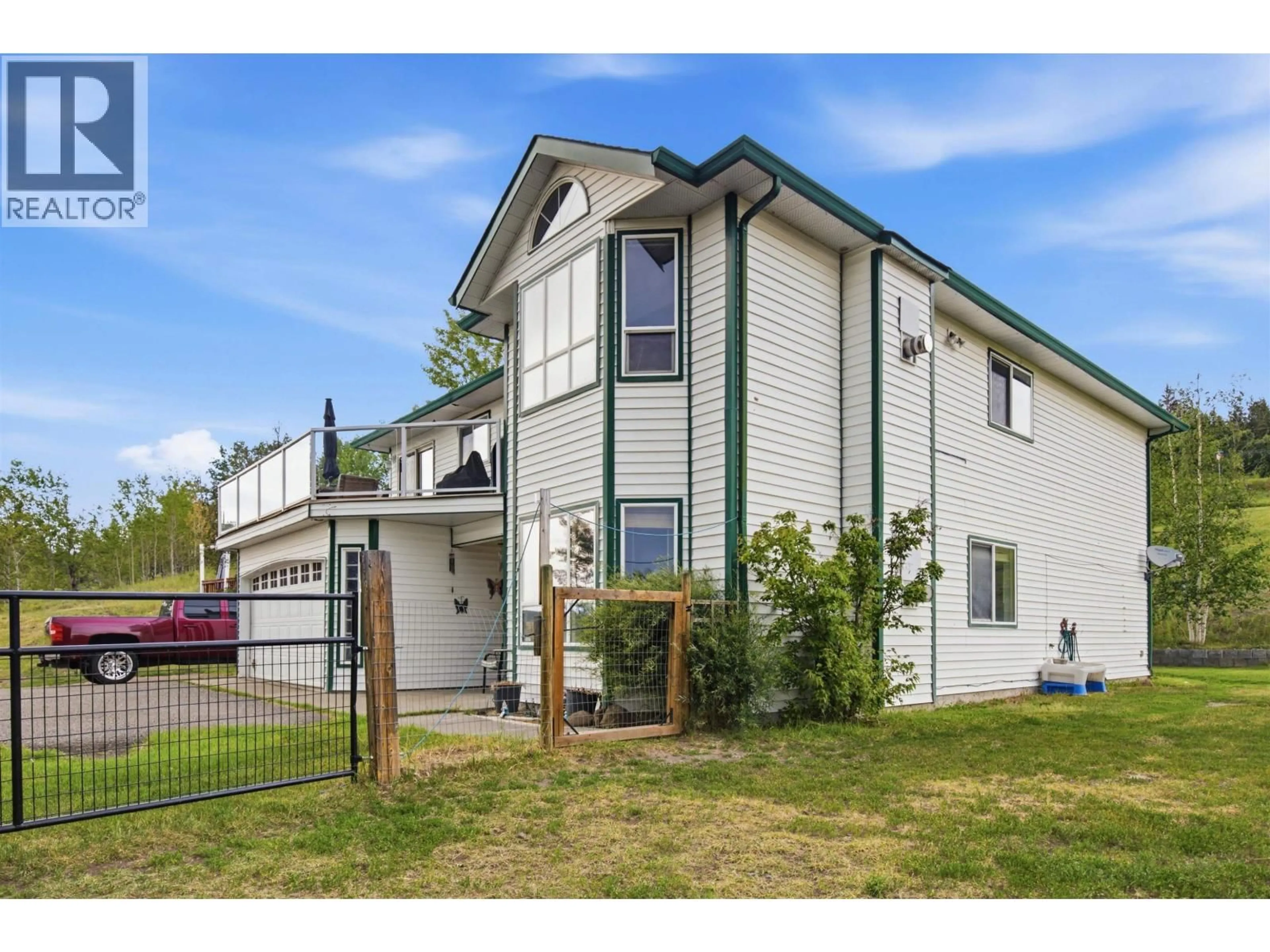 Home with vinyl exterior material, street for 2995 GOLD DIGGER DRIVE, 150 Mile House British Columbia V0K2G0