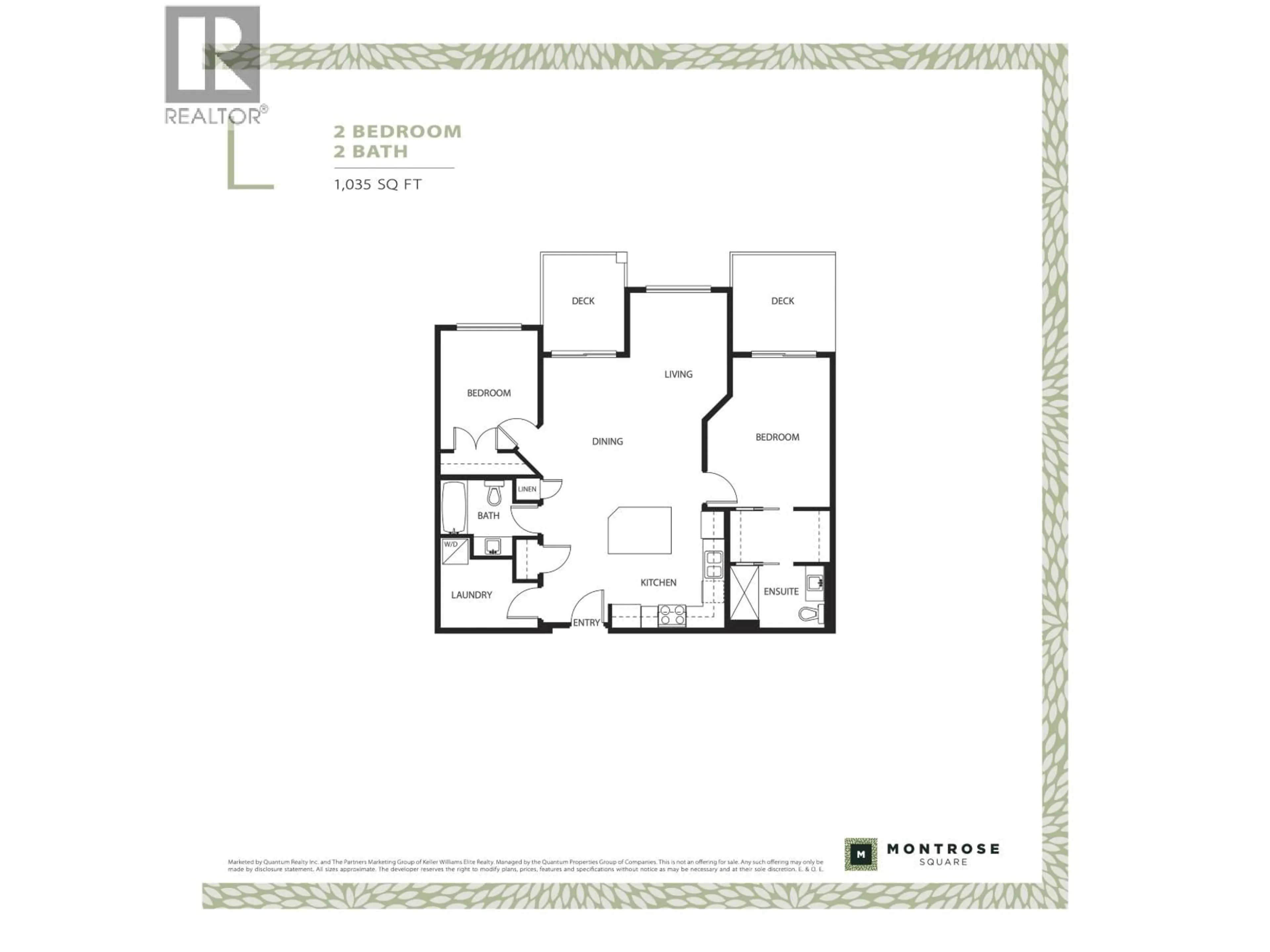 Floor plan for 3413 - 2180 KELLY AVENUE, Port Coquitlam British Columbia V3C0S4