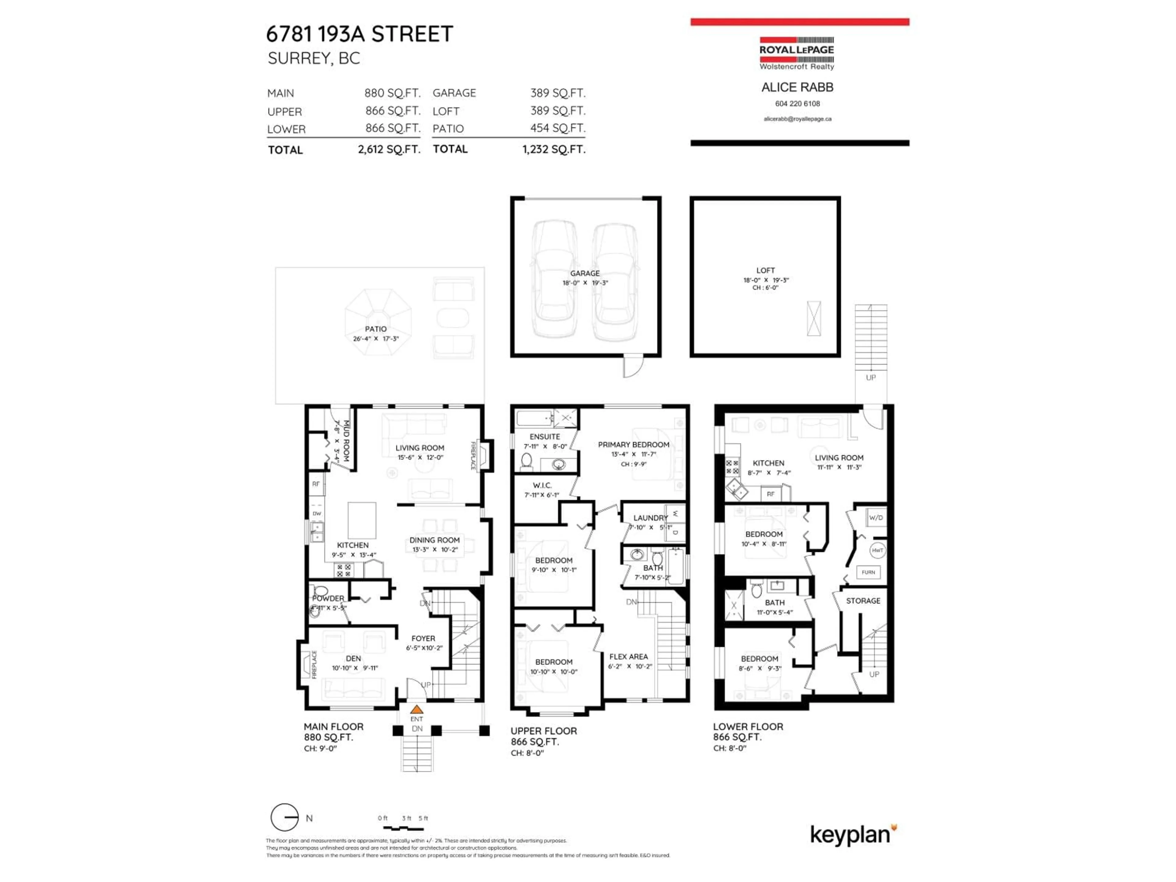 Floor plan for 6781 193A STREET, Surrey British Columbia V4N0B8