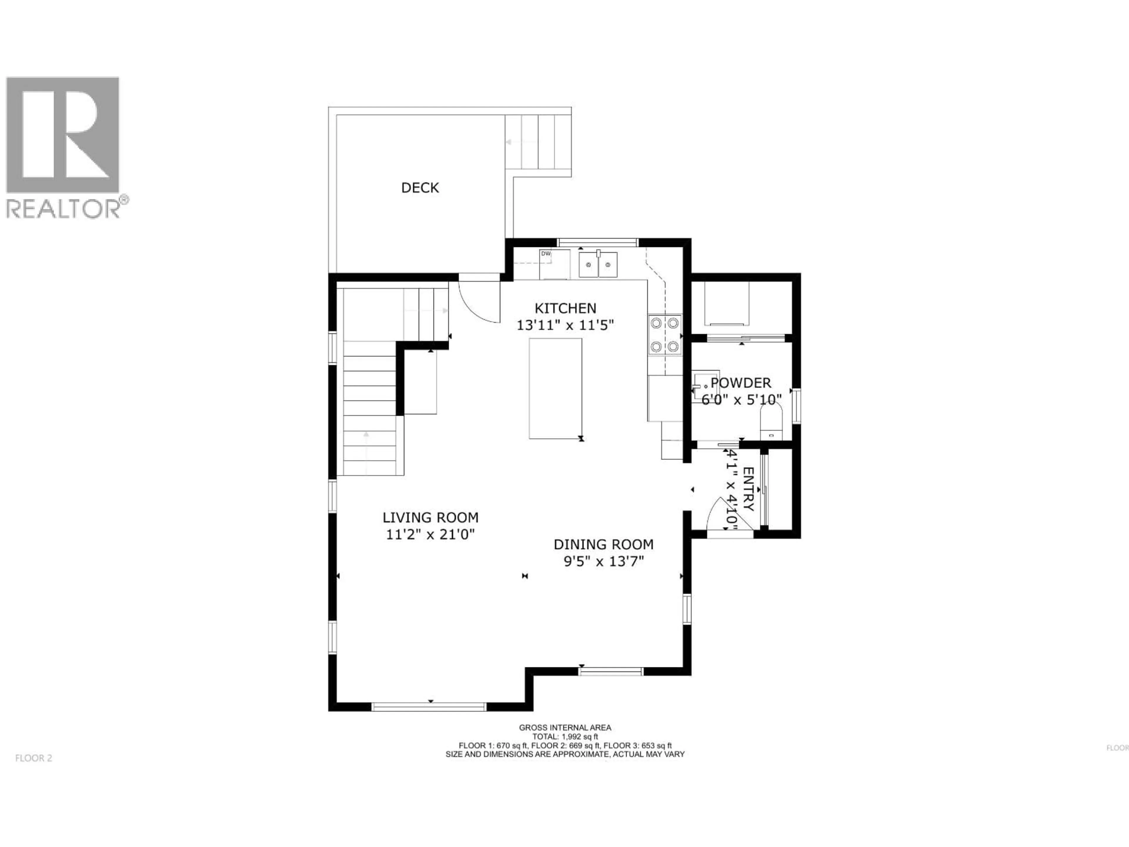 Floor plan for 8711 113 AVENUE, Fort St. John British Columbia V1J0E2