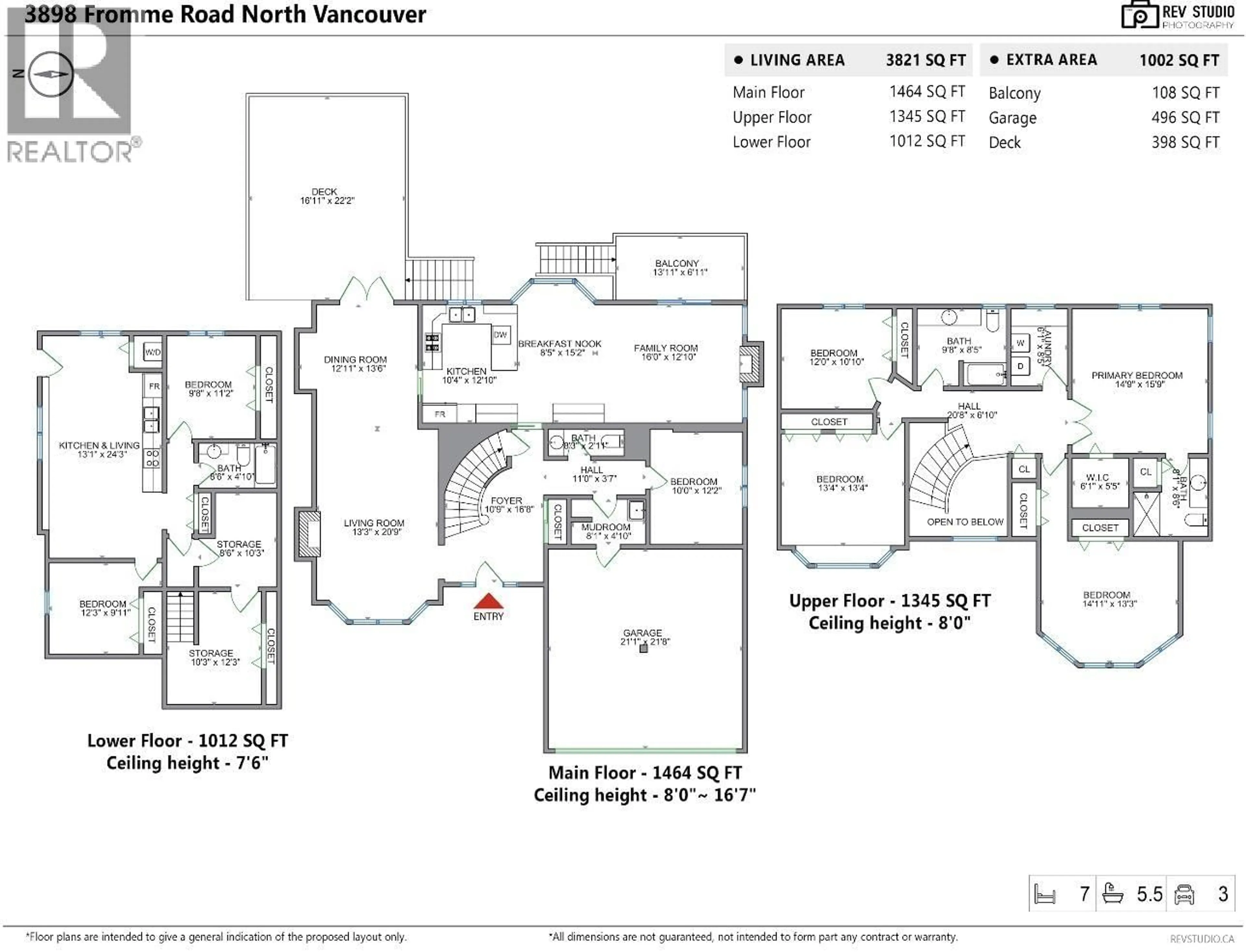 Floor plan for 3898 FROMME ROAD, North Vancouver British Columbia V7K2G2