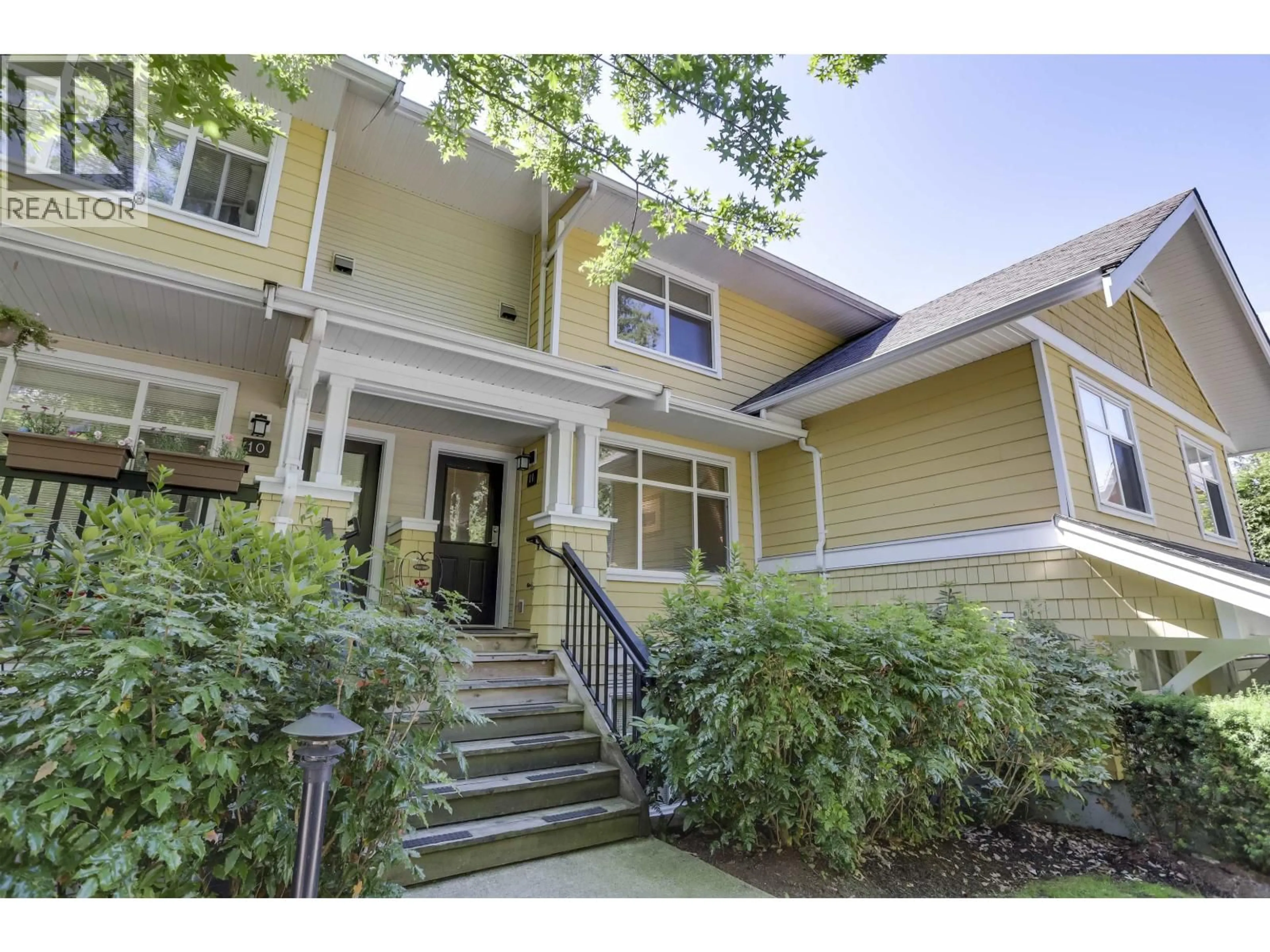 Home with vinyl exterior material, street for 11 - 6878 SOUTHPOINT DRIVE, Burnaby British Columbia V3N5E4