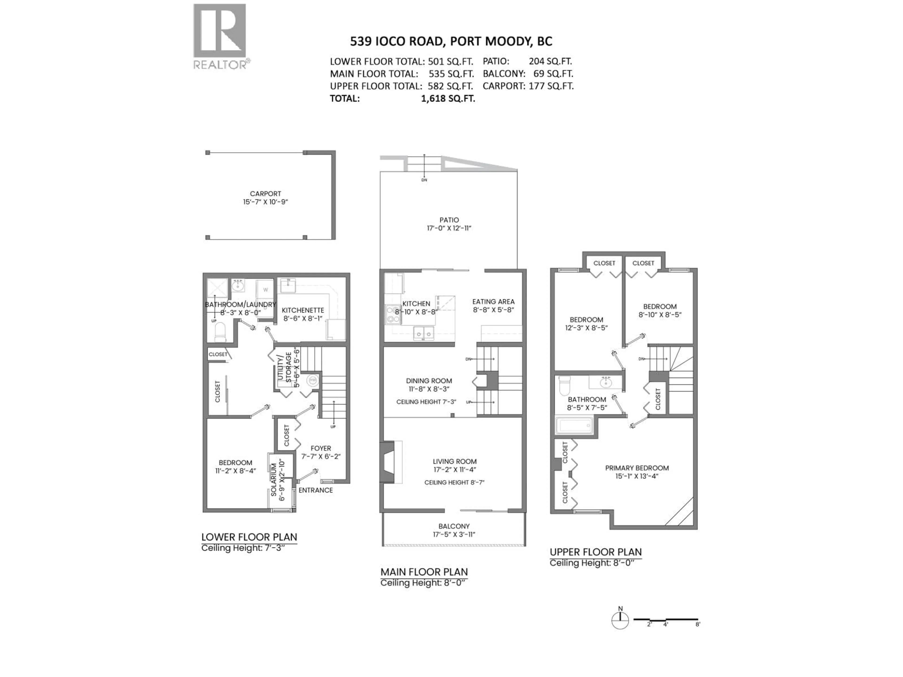 Floor plan for 539 IOCO ROAD, Port Moody British Columbia V3H2W3