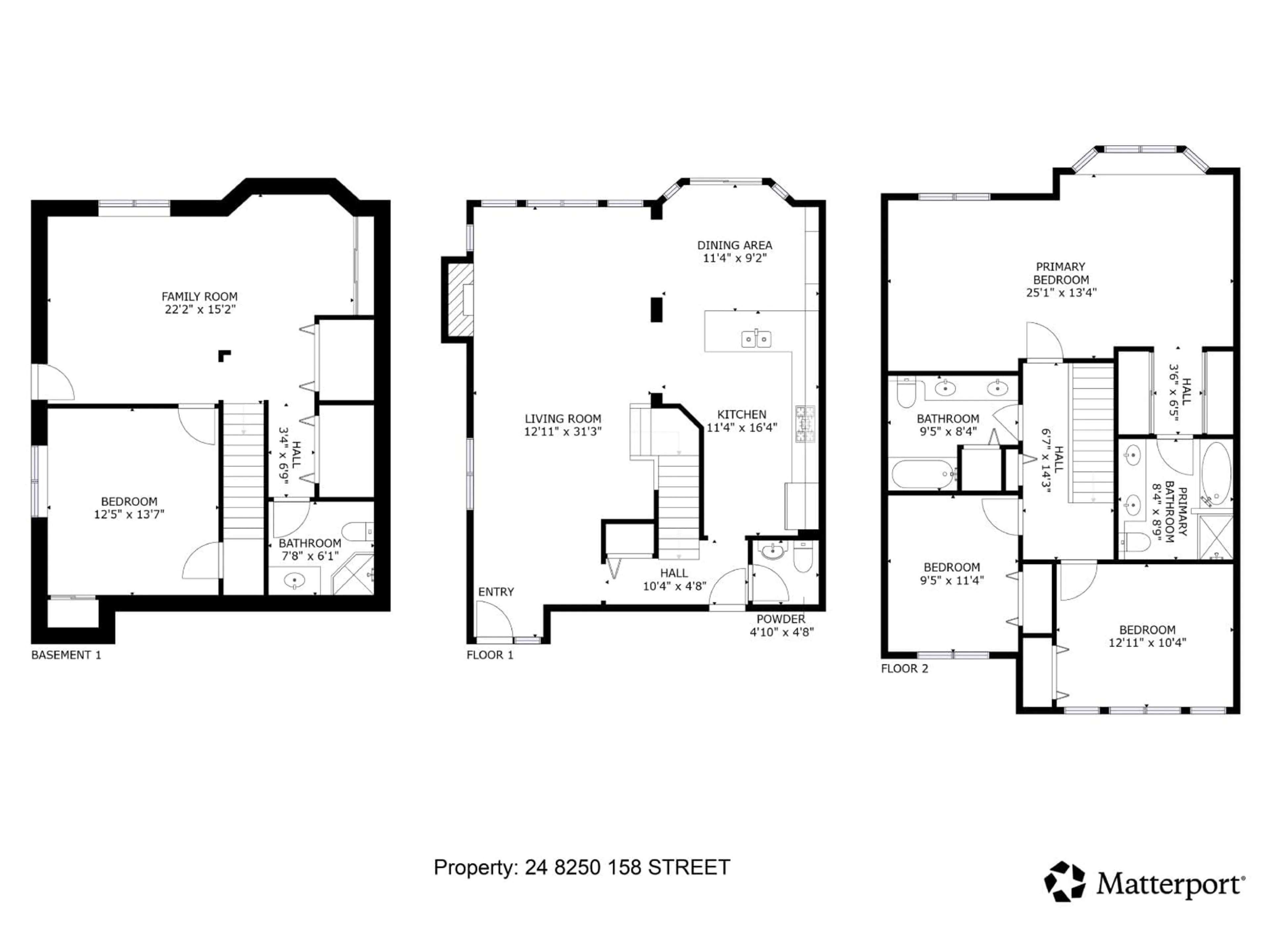 Floor plan for 24 - 8250 158 STREET, Surrey British Columbia V4N0R5