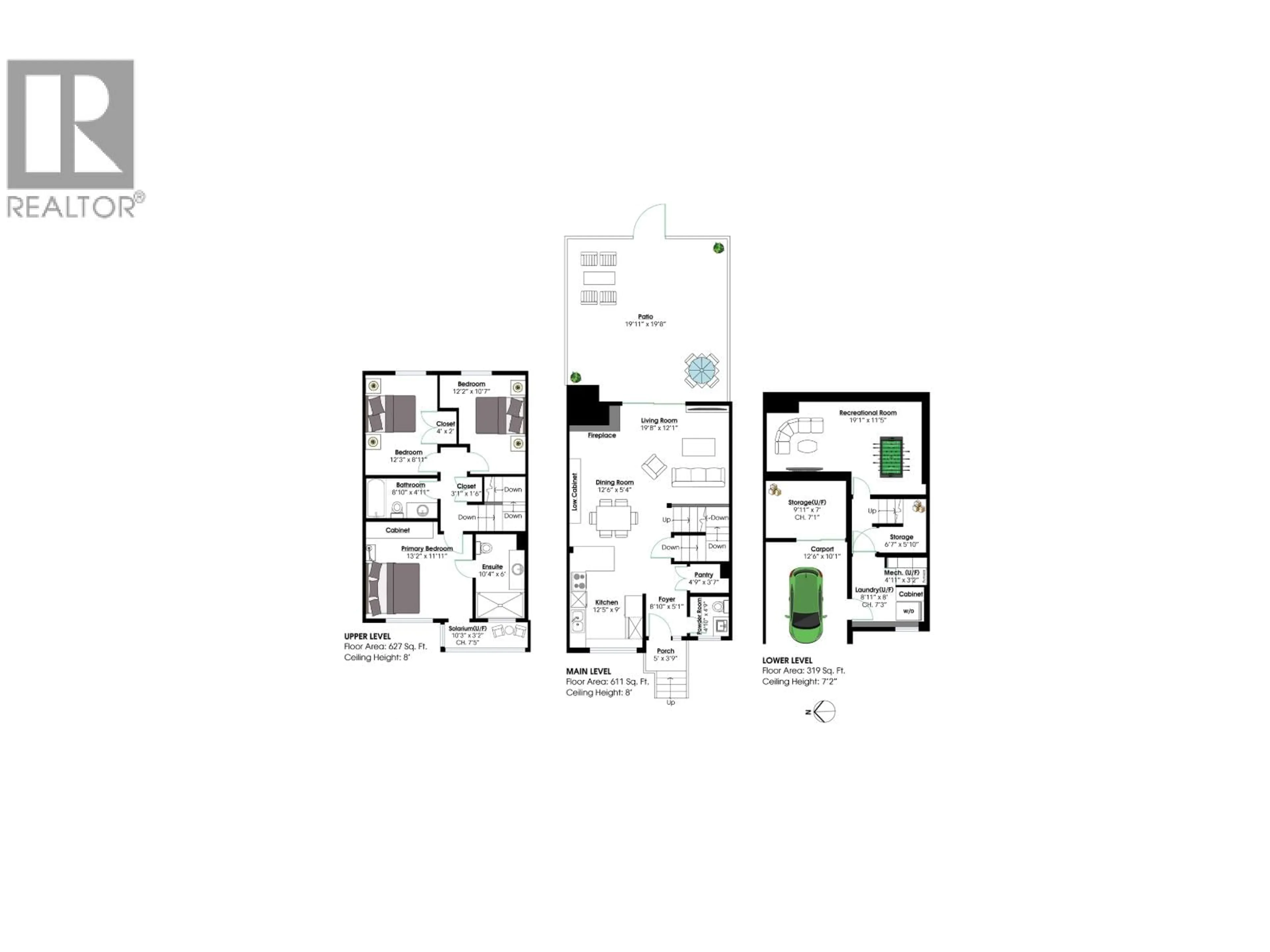 Floor plan for 4715 HOSKINS ROAD, North Vancouver British Columbia V7K2R3