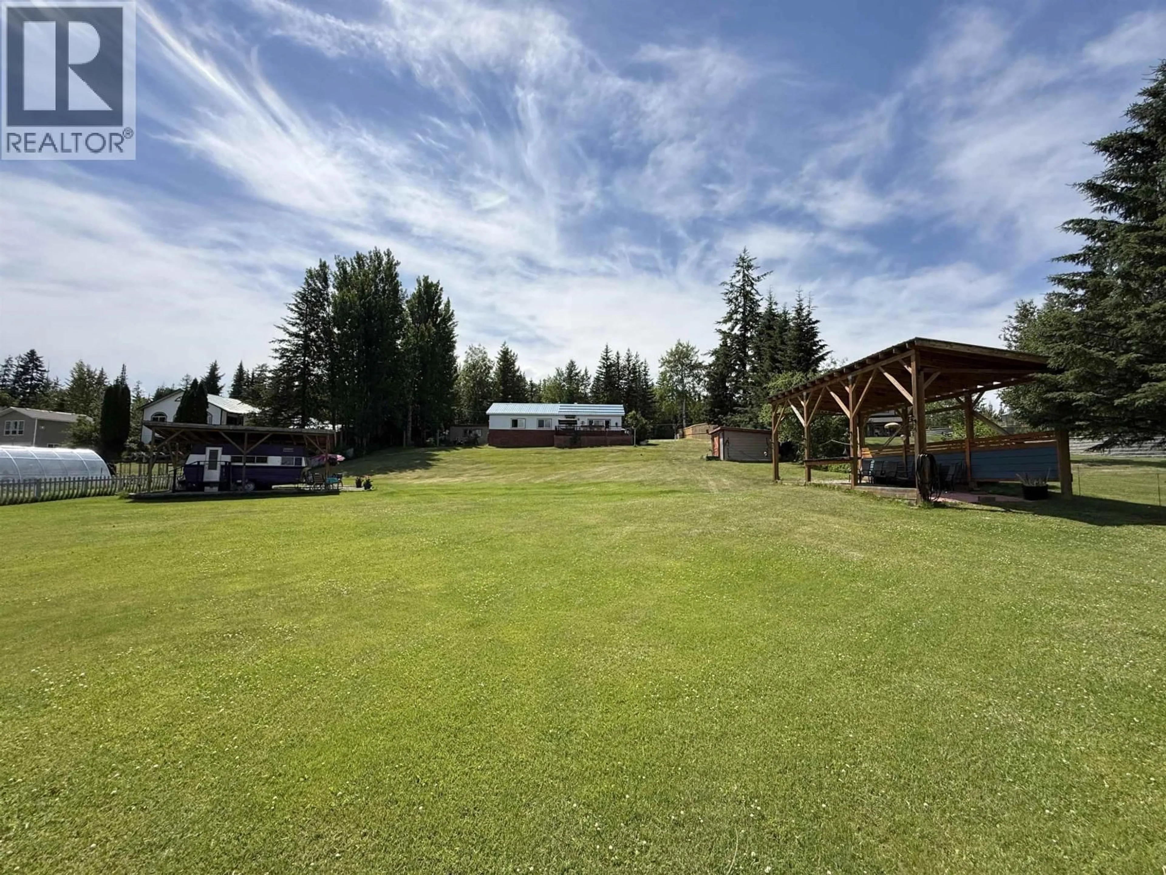 A pic from outside/outdoor area/front of a property/back of a property/a pic from drone, unknown for 4856 TEN MILE LAKE ROAD, Quesnel British Columbia V2J6X1