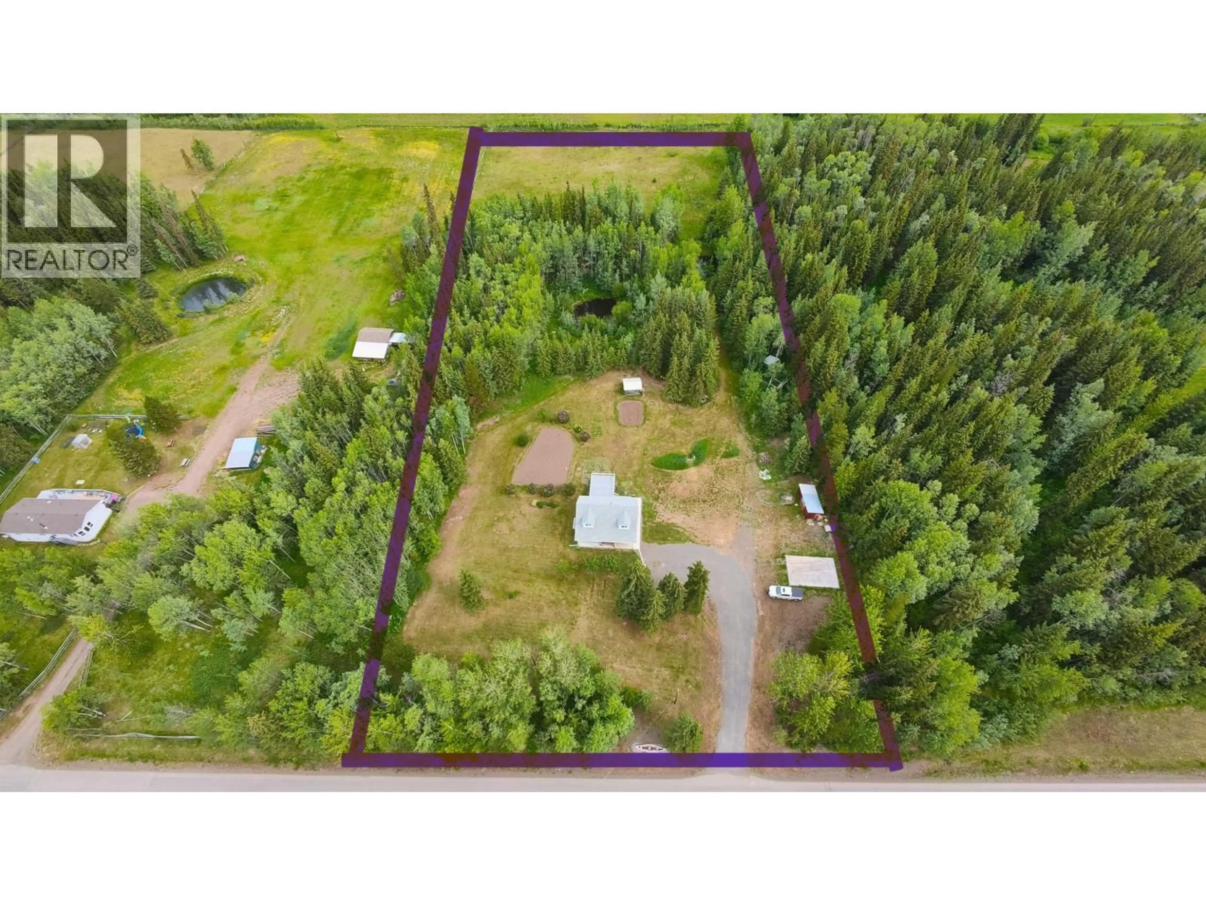 A pic from outside/outdoor area/front of a property/back of a property/a pic from drone, forest/trees view for 1017 LUND ROAD, Houston British Columbia V0J1Z1
