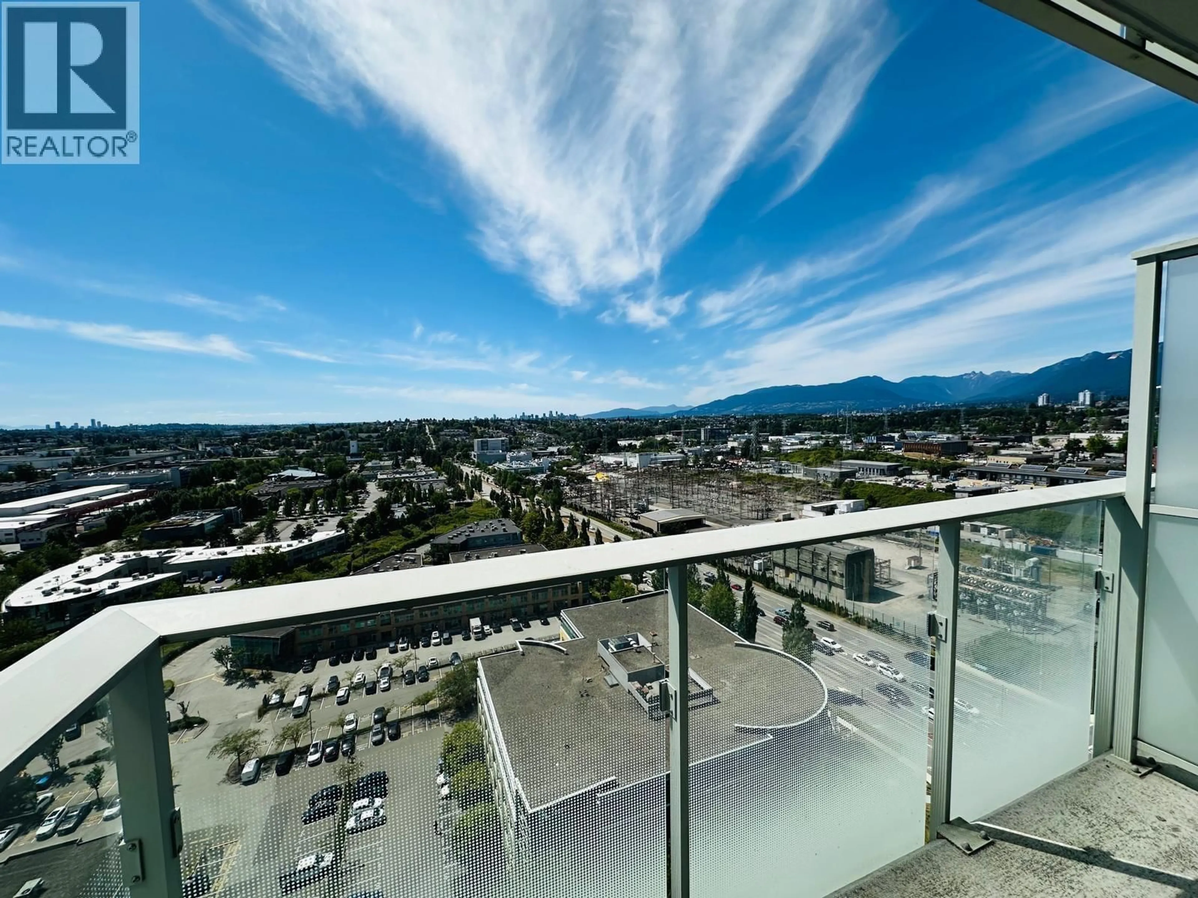 Balcony in the apartment, city buildings view from balcony for 1703 - 2186 GILMORE AVENUE, Burnaby British Columbia V5C0N7