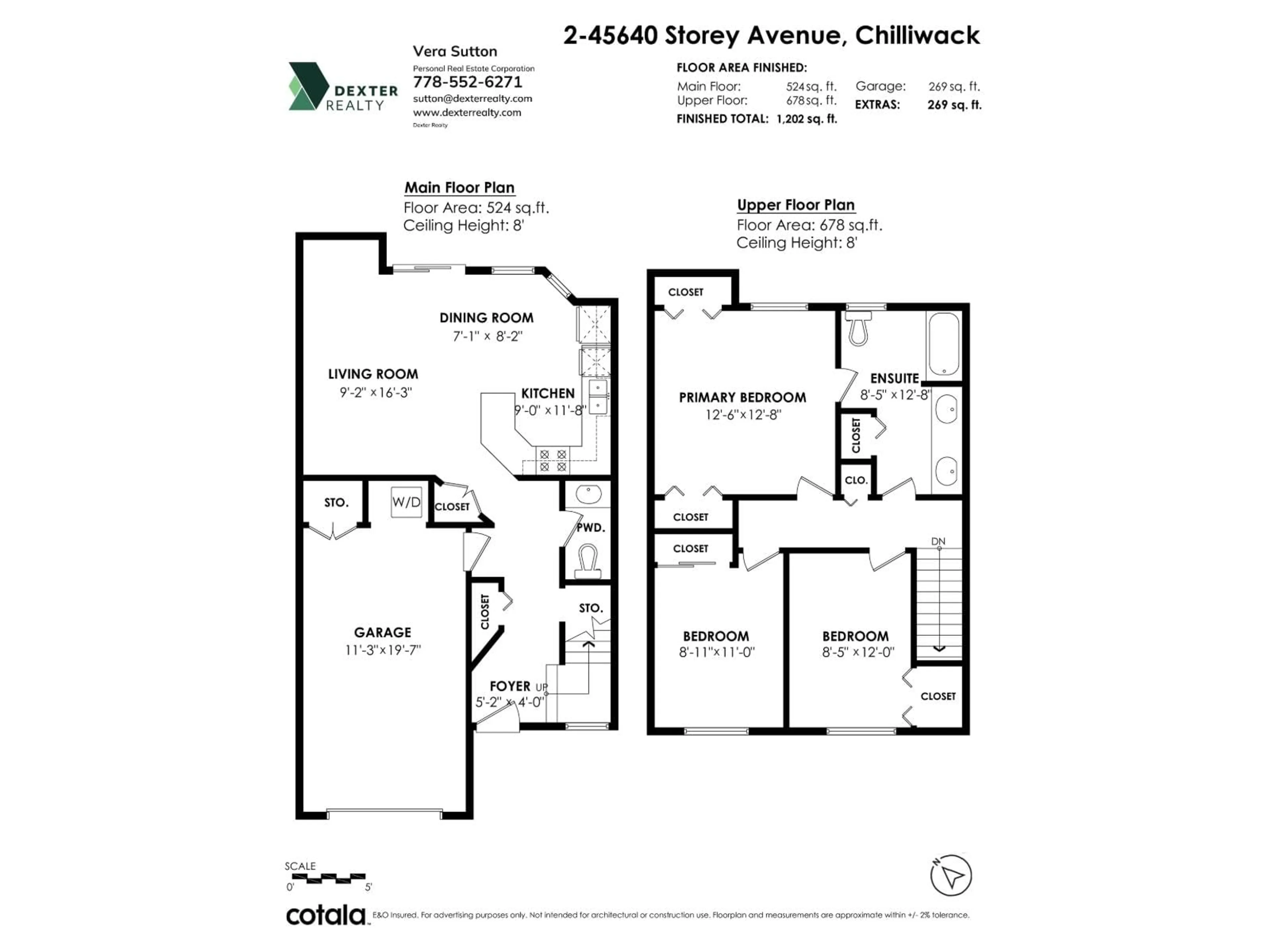 Floor plan for 2 - 45640 STOREY AVENUE, Chilliwack British Columbia V2R3C5