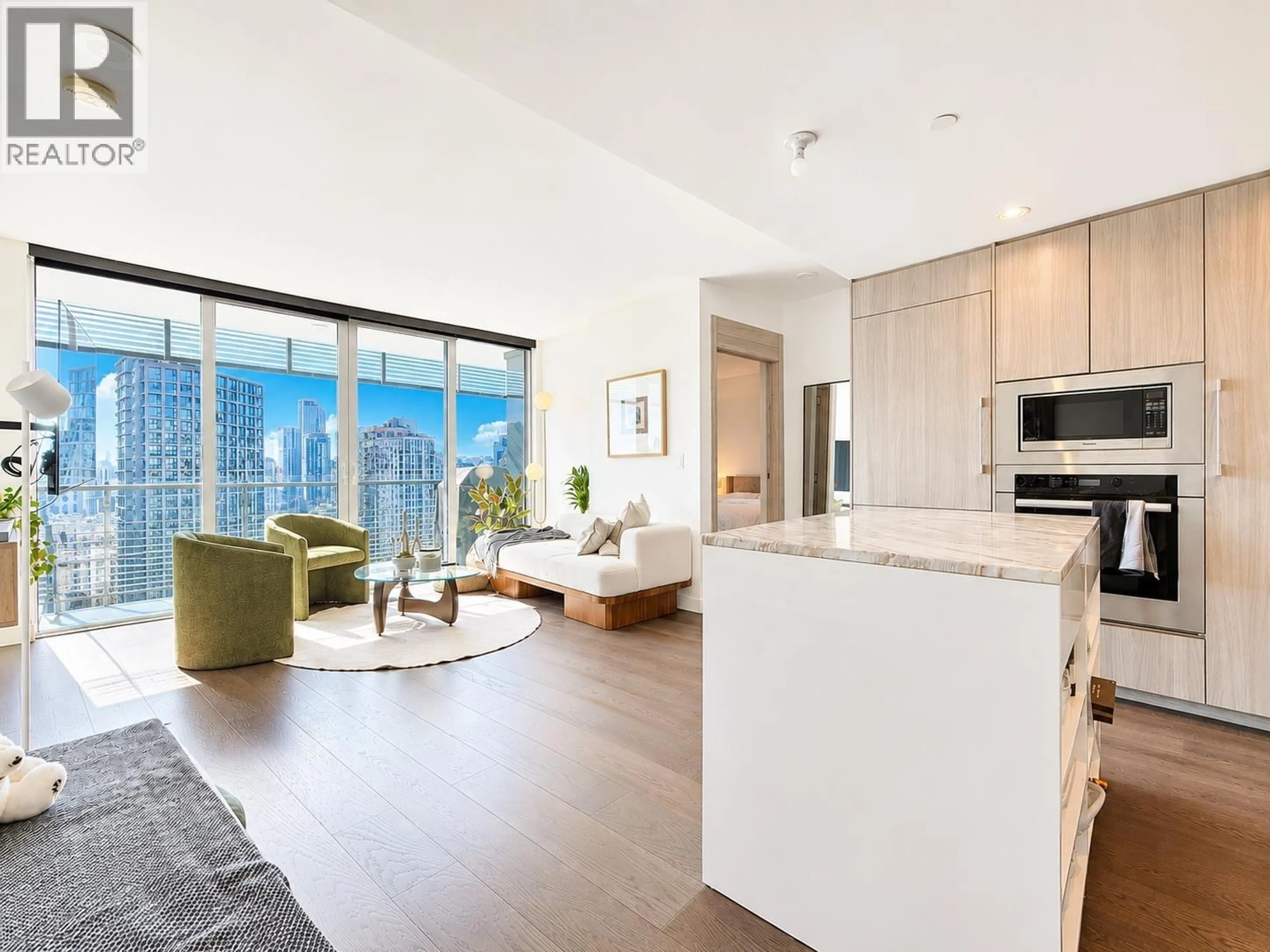 Open concept kitchen, unknown for 2320 - 89 NELSON STREET, Vancouver British Columbia V6Z0E7