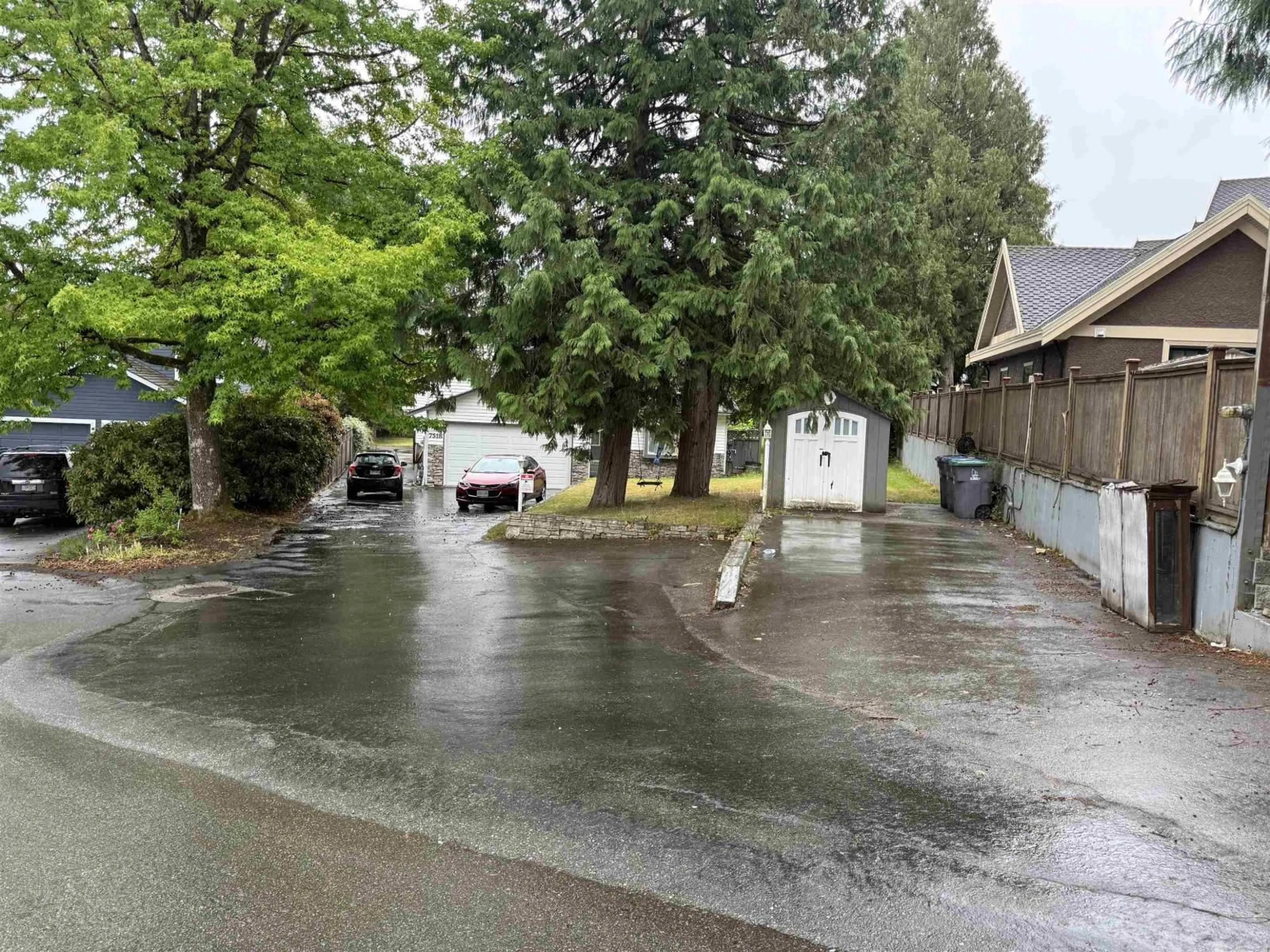 A pic from outside/outdoor area/front of a property/back of a property/a pic from drone, street for 7518 149A AVENUE, Surrey British Columbia V3S3H5