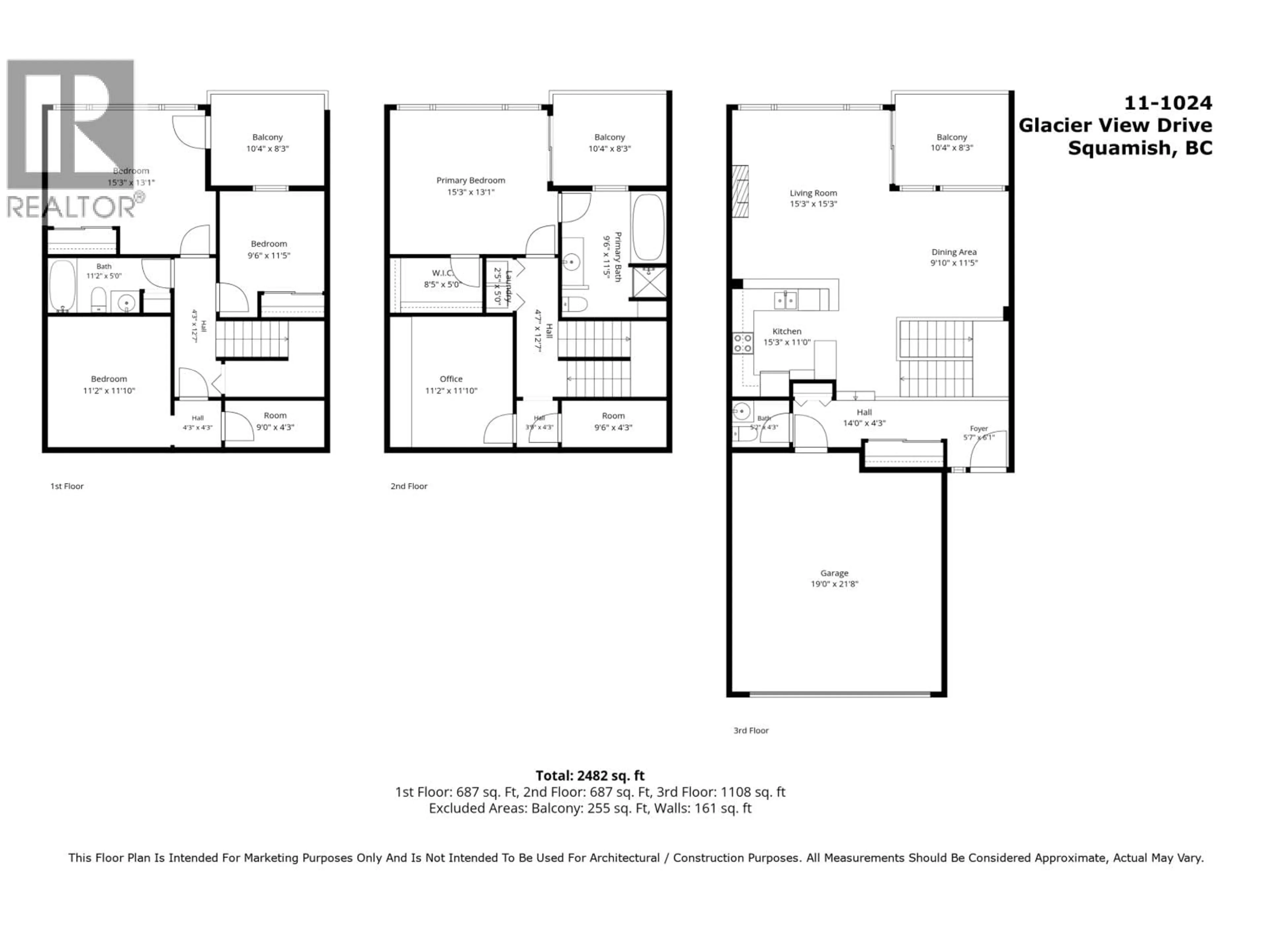 Floor plan for 11 - 1024 GLACIER VIEW DRIVE, Squamish British Columbia V8B0G1