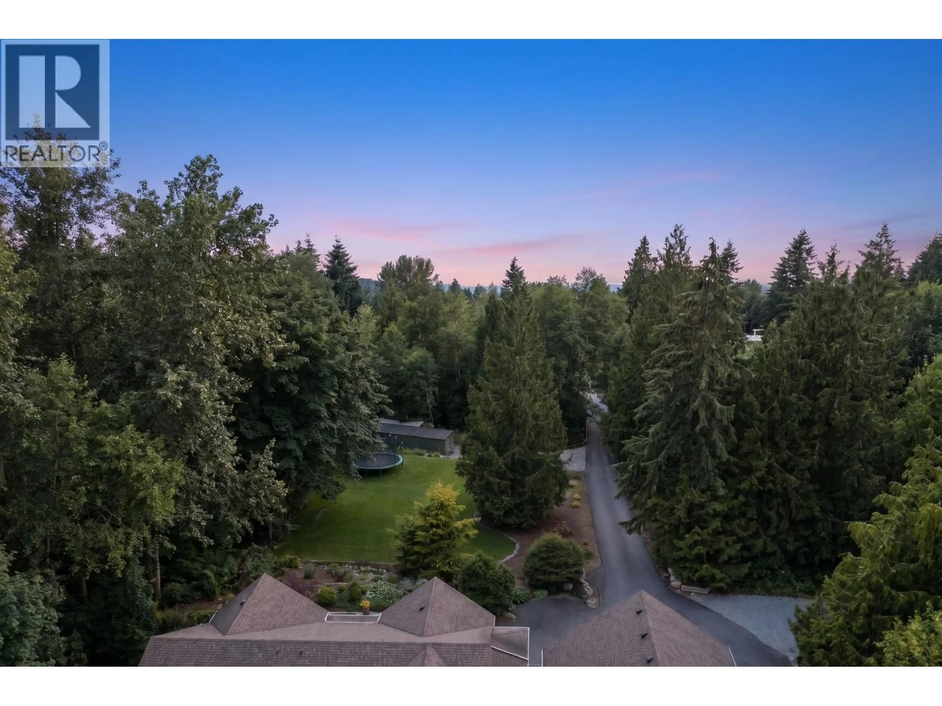 A pic from outside/outdoor area/front of a property/back of a property/a pic from drone, forest/trees view for 12194 269 STREET, Maple Ridge British Columbia V2W1N8