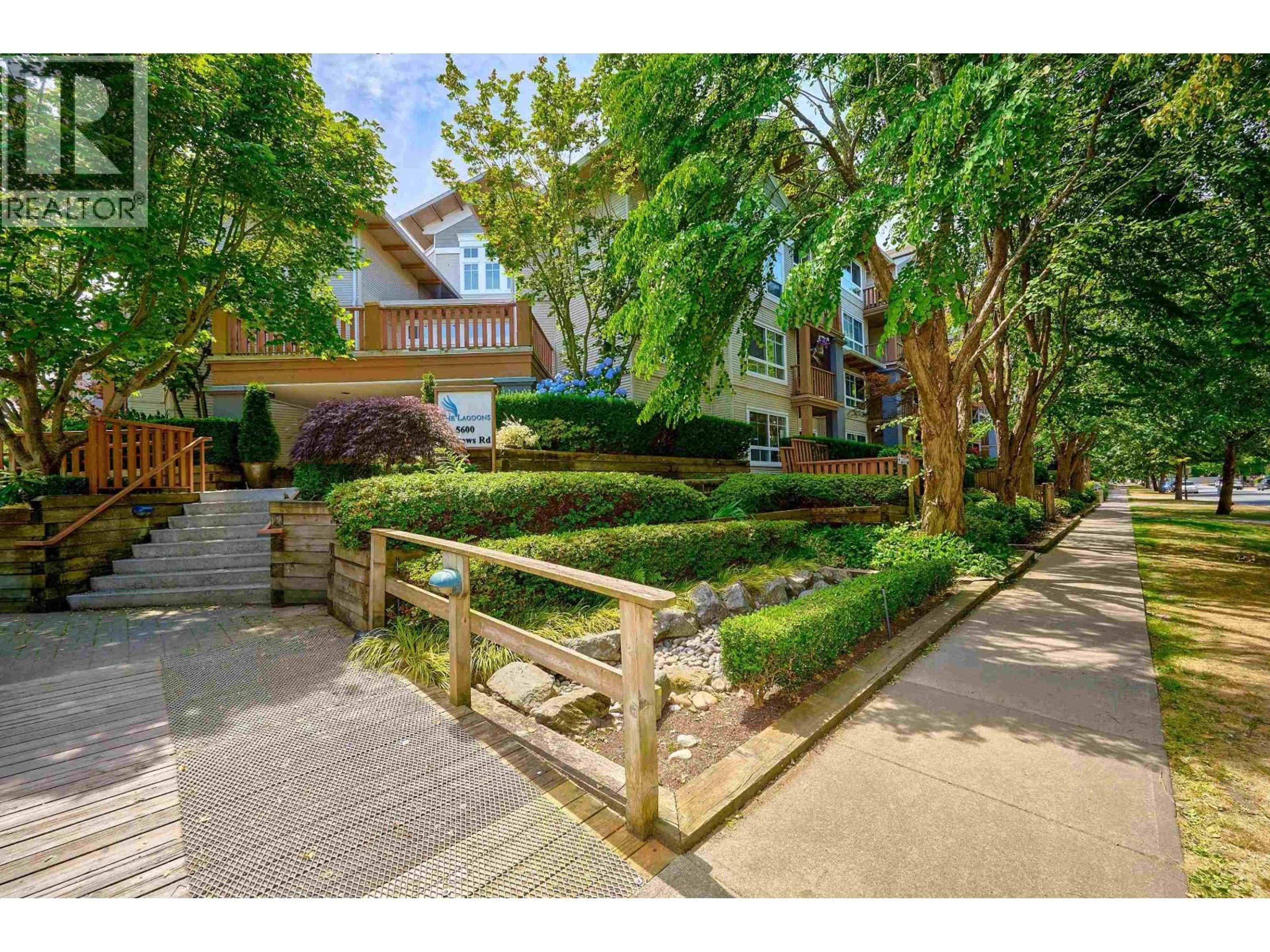 A pic from outside/outdoor area/front of a property/back of a property/a pic from drone, street for 104 - 5600 ANDREWS ROAD, Richmond British Columbia V7E6N1
