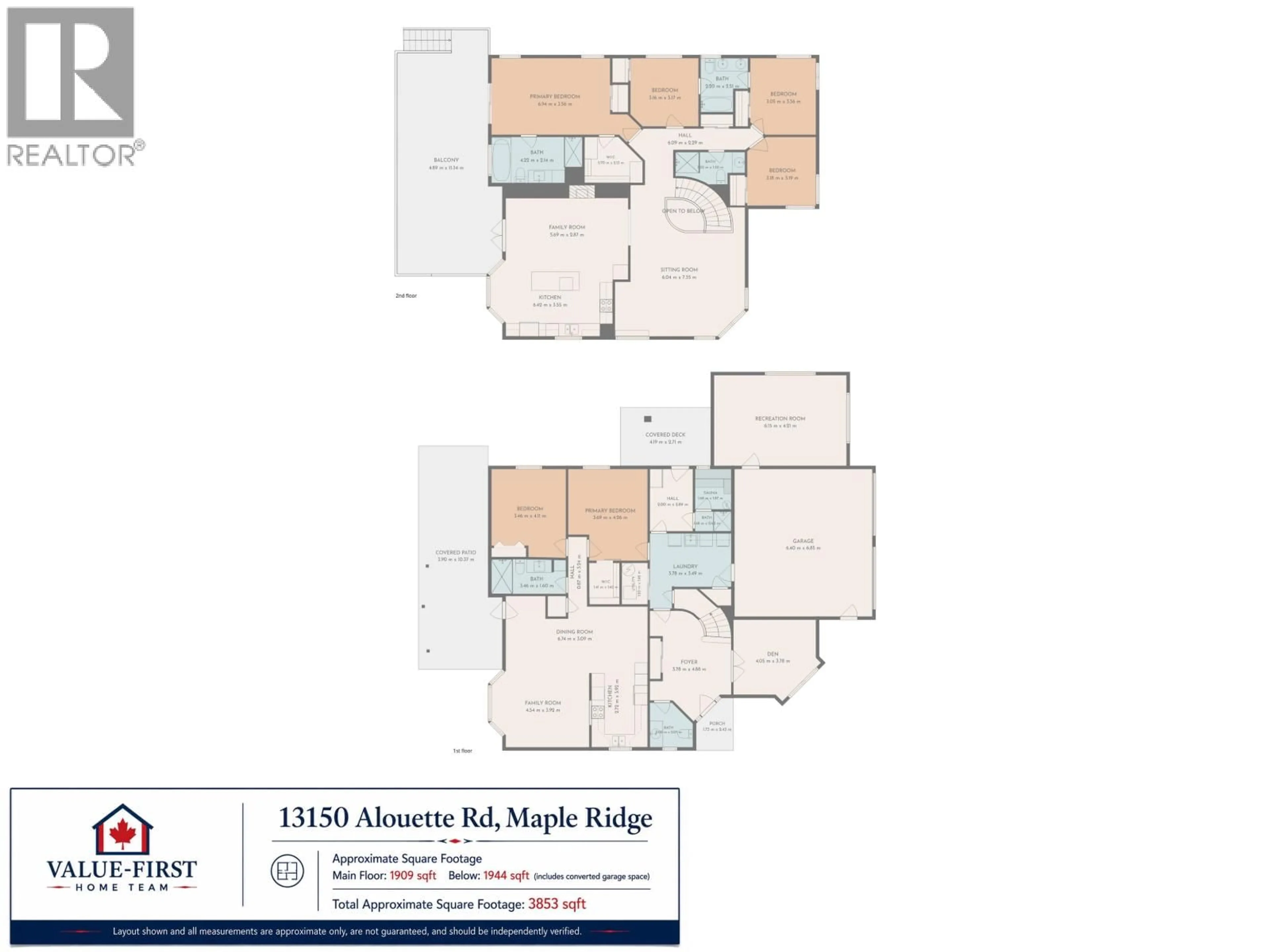 Floor plan for 13150 ALOUETTE ROAD, Maple Ridge British Columbia V4R1R8