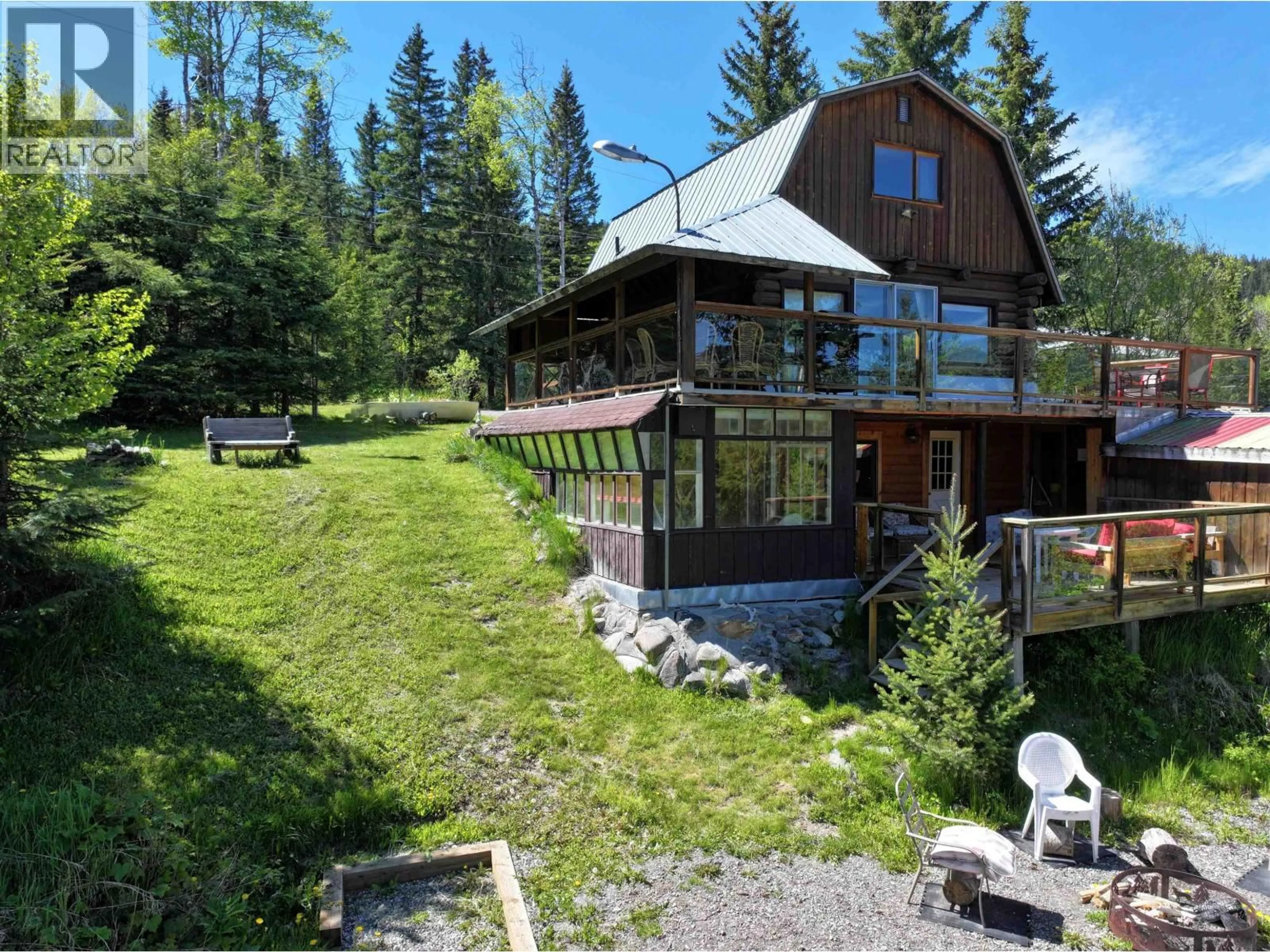 A pic from outside/outdoor area/front of a property/back of a property/a pic from drone, unknown for 5889 MAHOOD LAKE ROAD, Lone Butte British Columbia V0K1X3