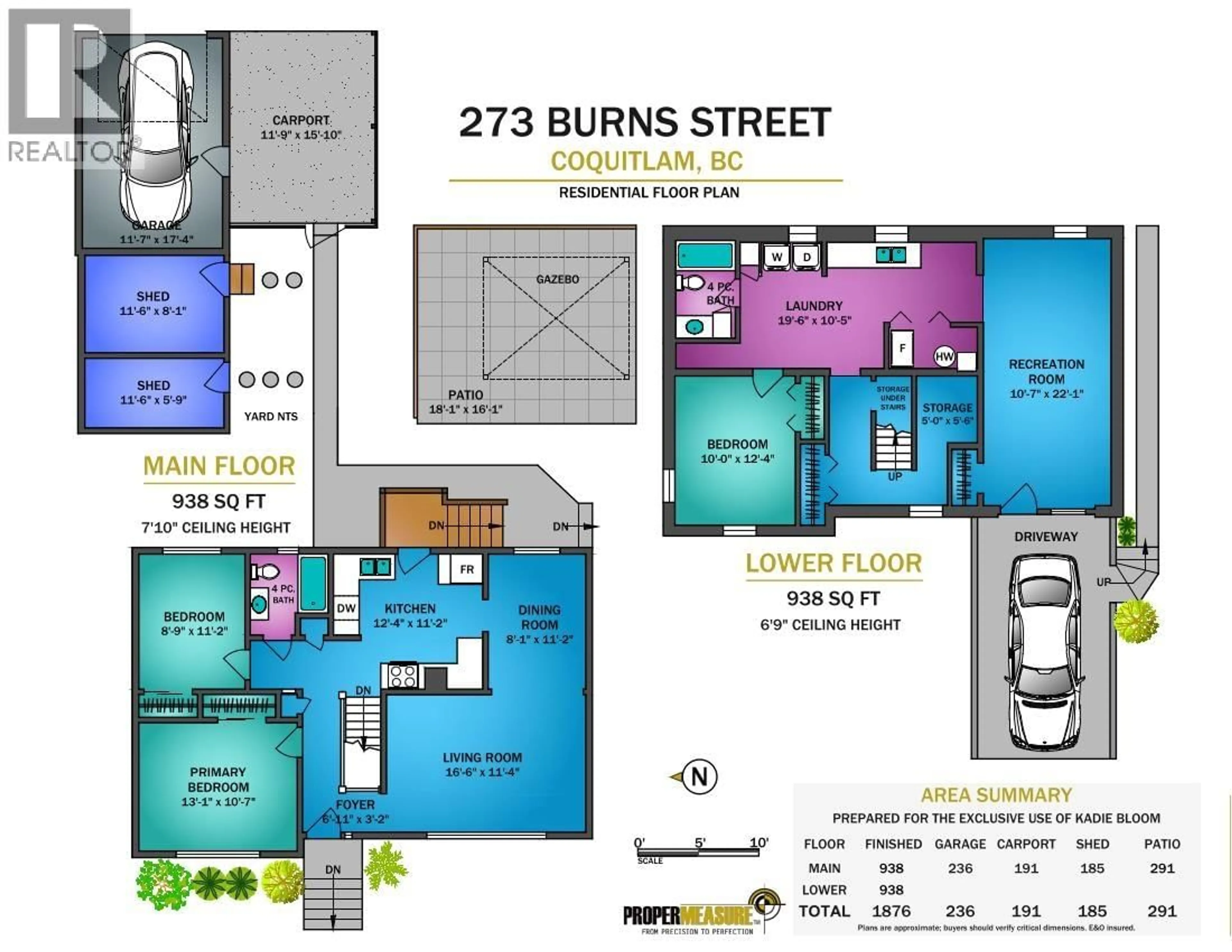 Floor plan for 273 BURNS STREET, Coquitlam British Columbia V3K4E6