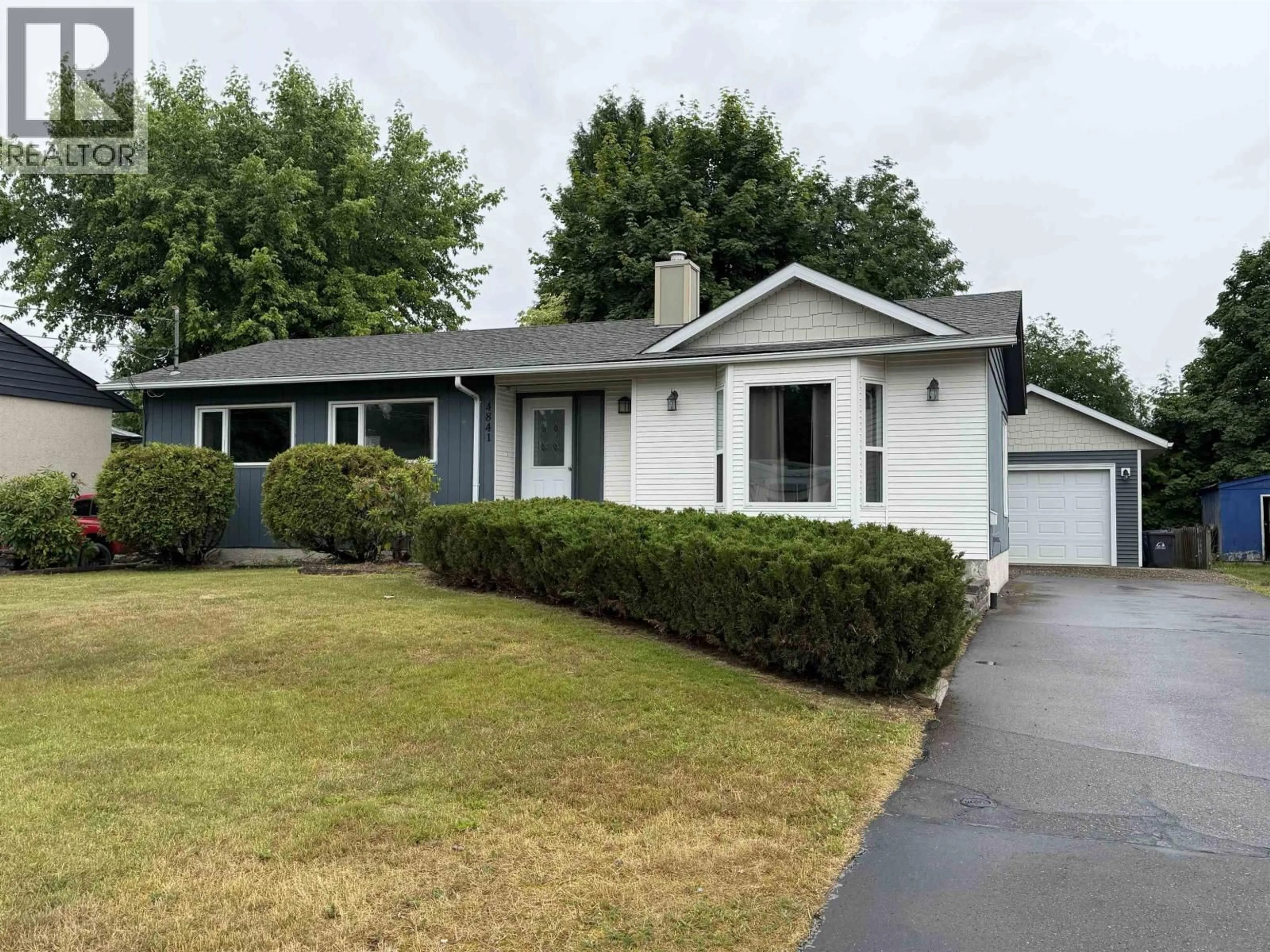 Home with vinyl exterior material, street for 4841 LOEN AVENUE, Terrace British Columbia V8G1Z9