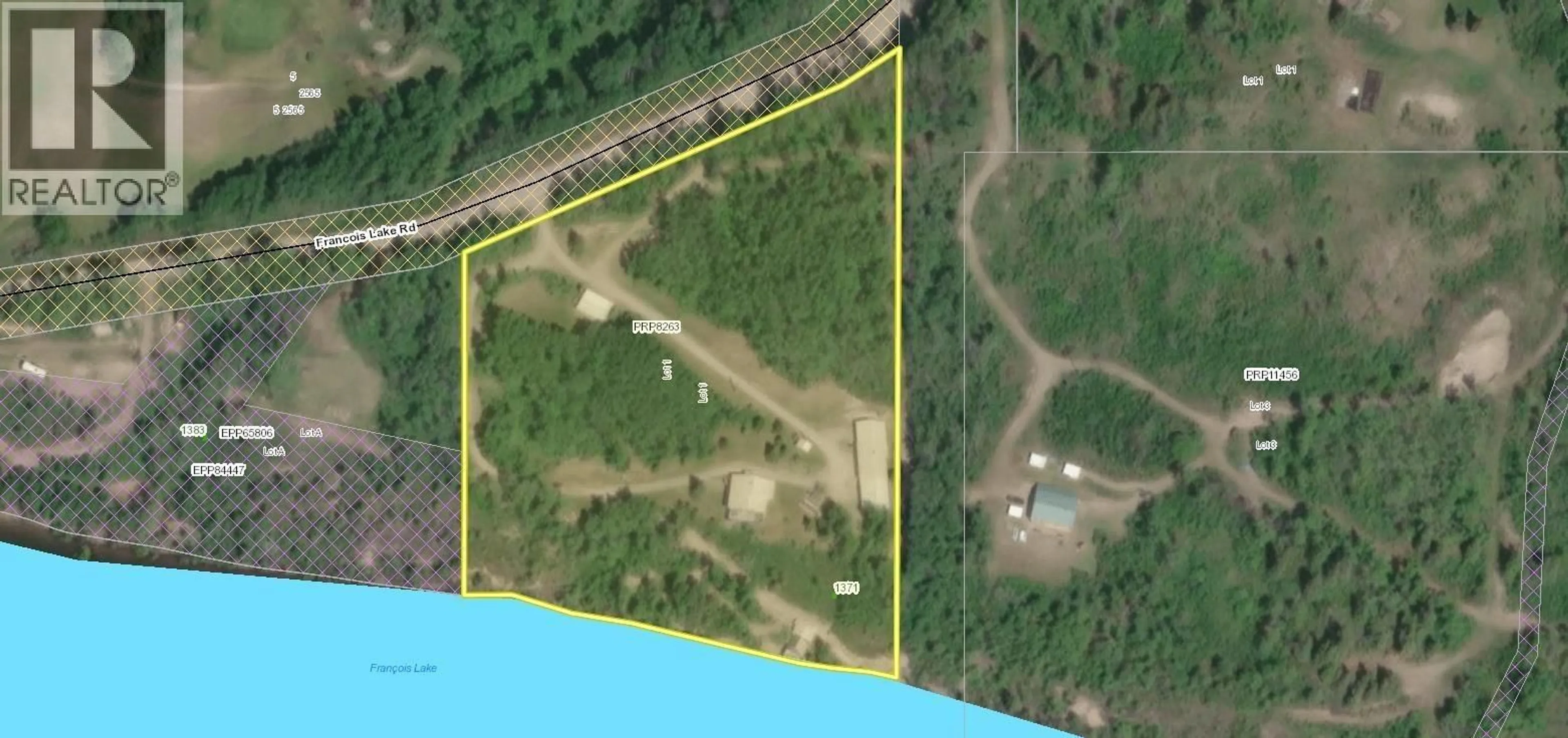 Picture of a map for 1371 FRANCOIS LAKE ROAD, Fraser Lake British Columbia V0J1S0