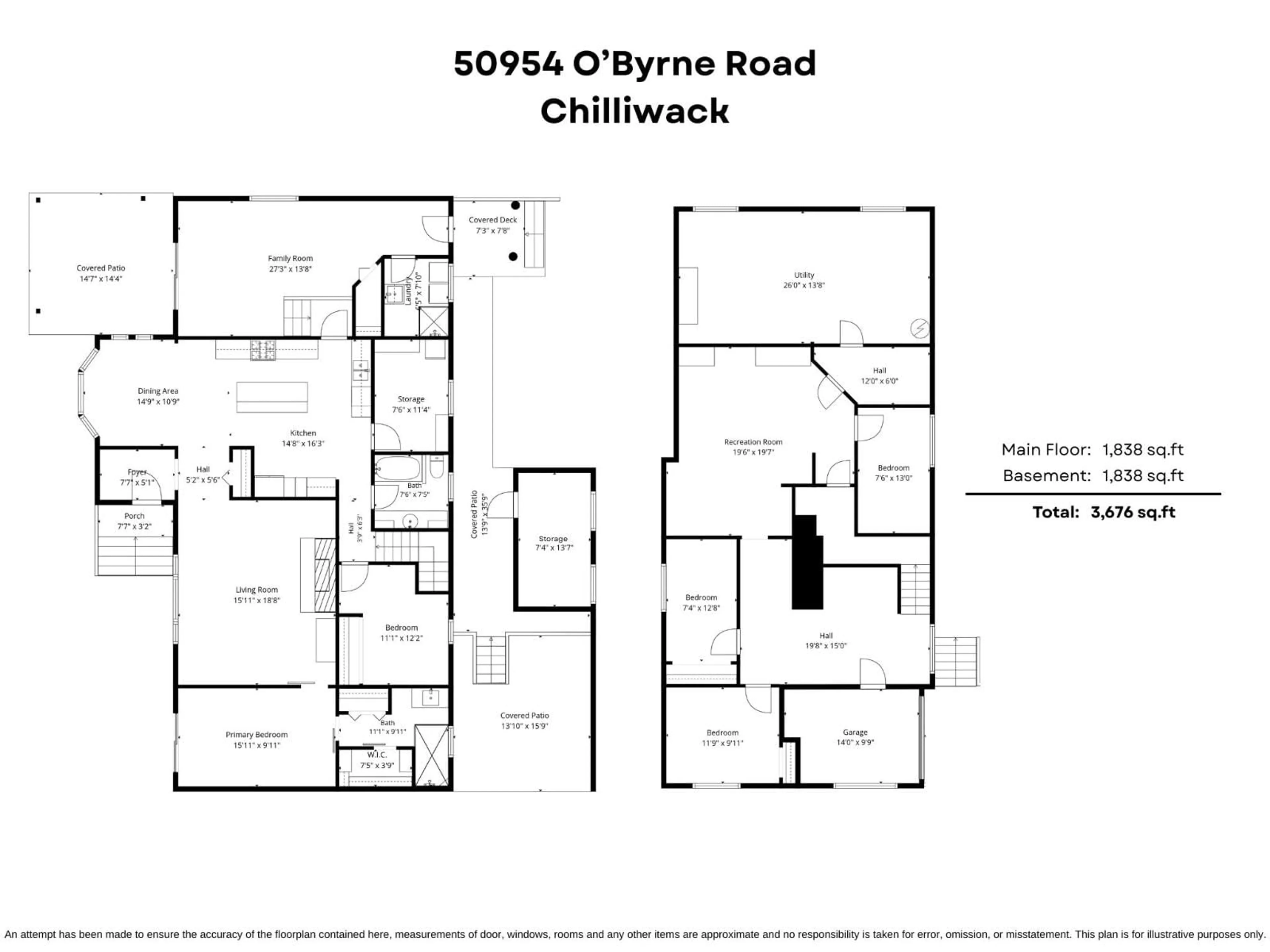Floor plan for 50954 O'BYRNE ROAD, Chilliwack British Columbia V4Z1B6