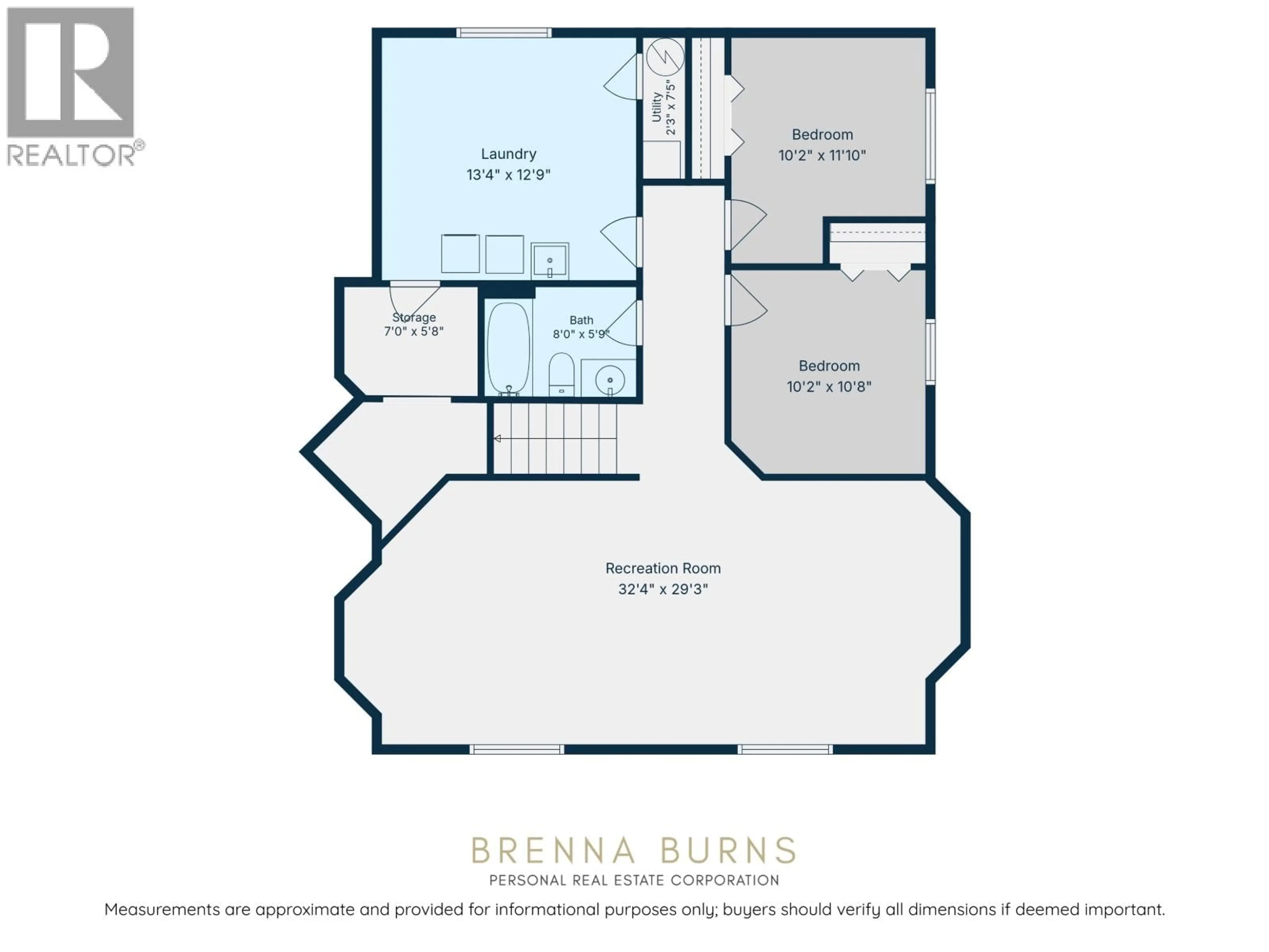 Floor plan for 9007 112 AVENUE, Fort St. John British Columbia V1J6G2