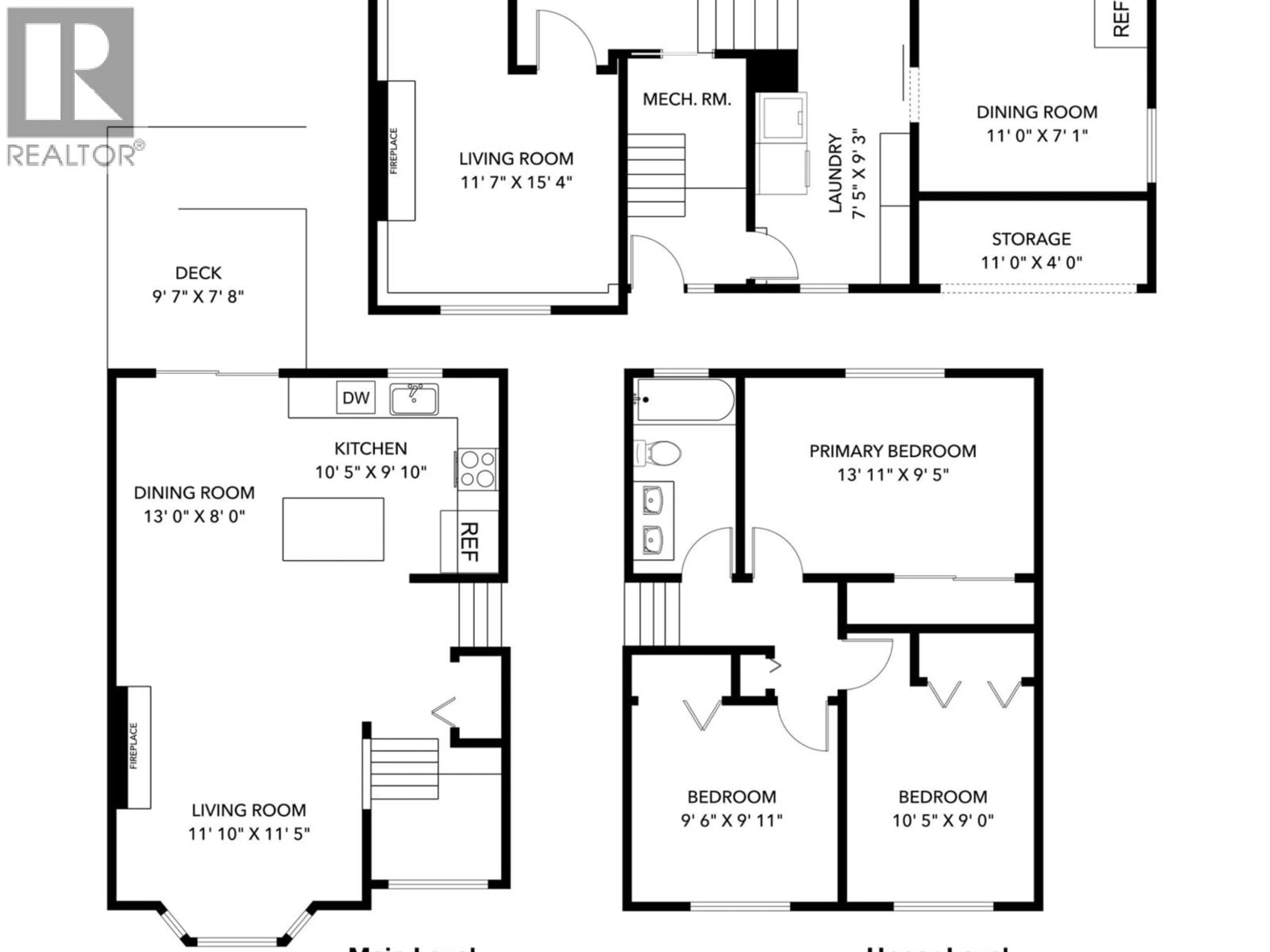 Floor plan for 1890 BOW DRIVE, Coquitlam British Columbia V3E1P6