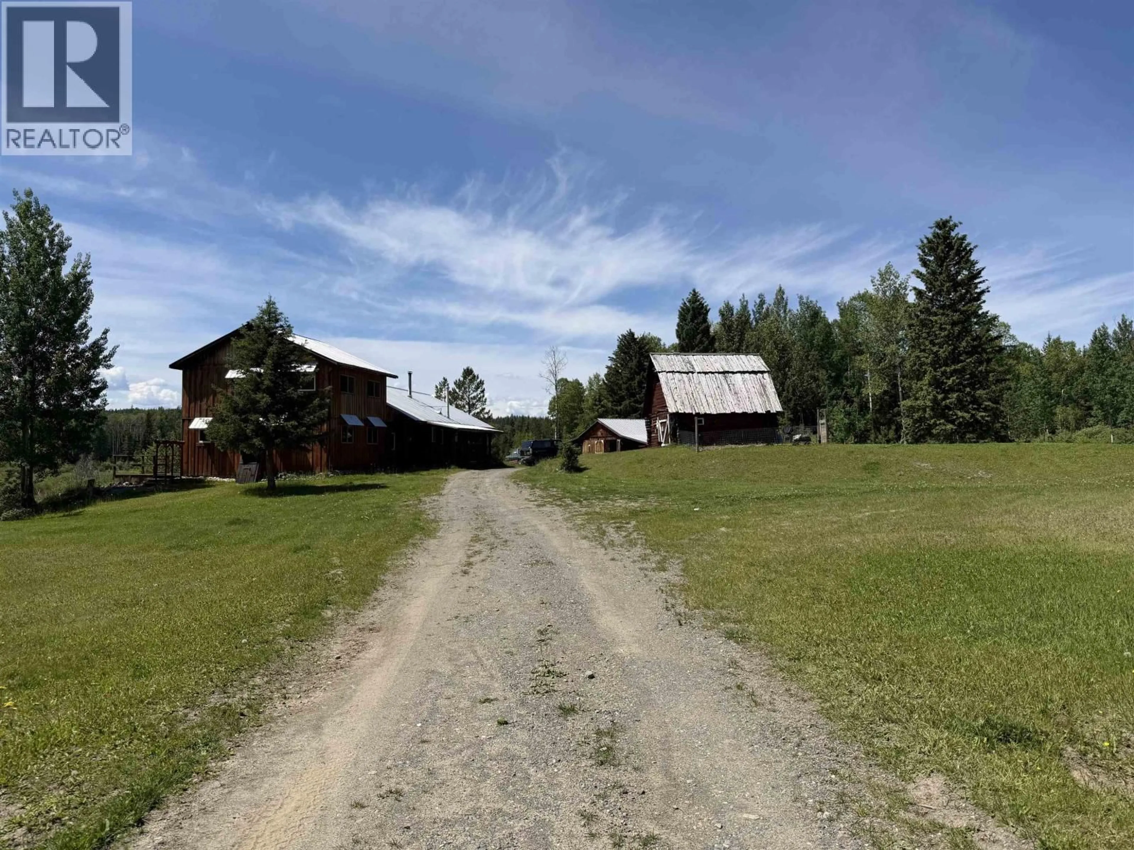 A pic from outside/outdoor area/front of a property/back of a property/a pic from drone, unknown for 6481 BLACK CREEK ROAD, Horsefly British Columbia V0L1L0