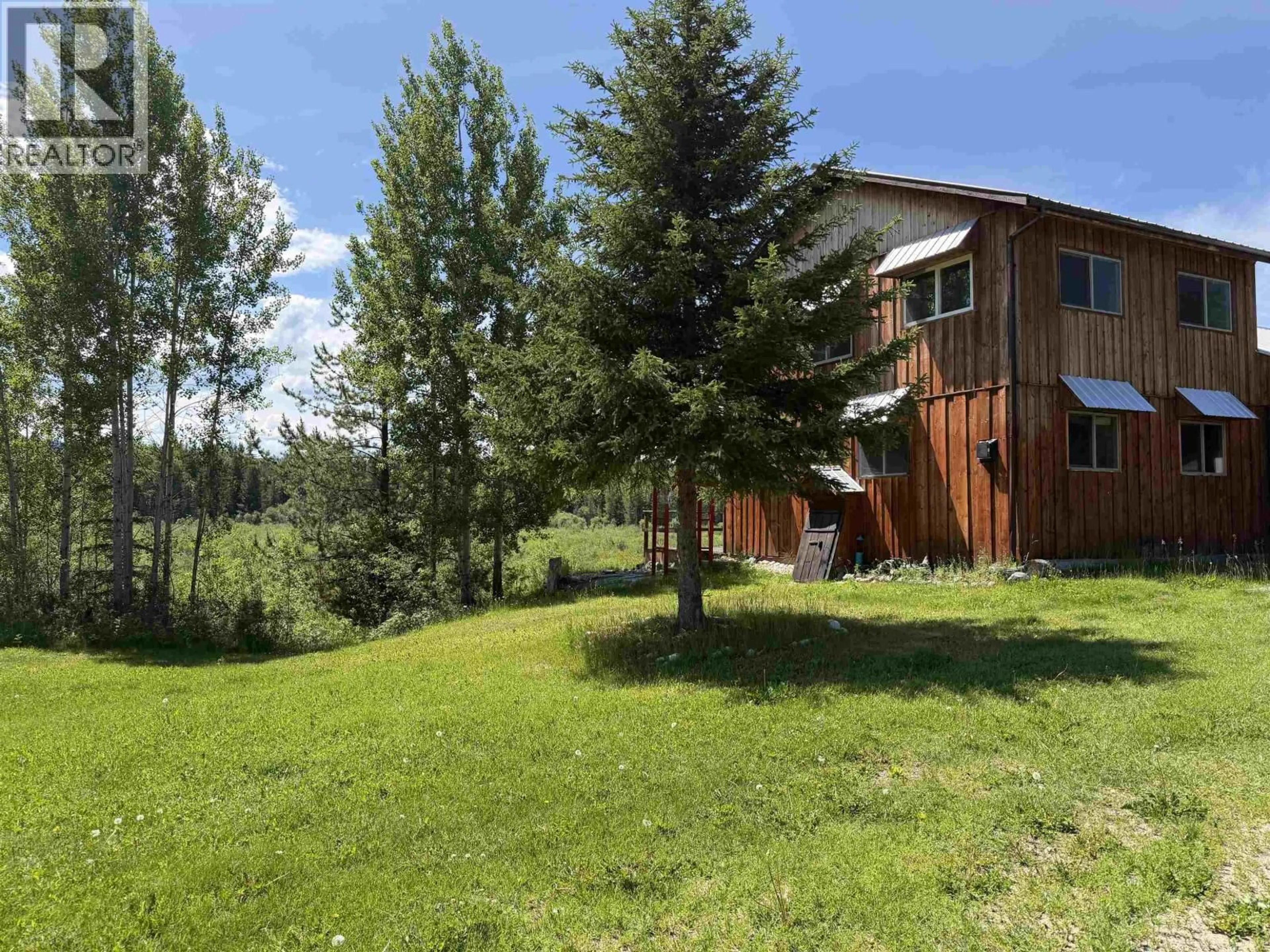 A pic from outside/outdoor area/front of a property/back of a property/a pic from drone, forest/trees view for 6481 BLACK CREEK ROAD, Horsefly British Columbia V0L1L0